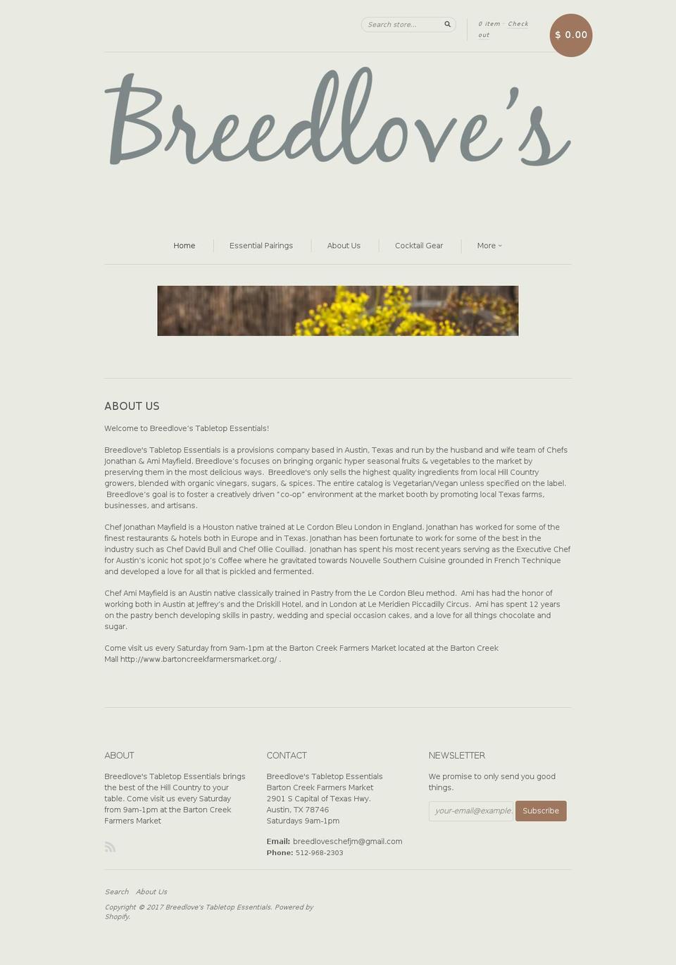 mayfieldsweets.com shopify website screenshot