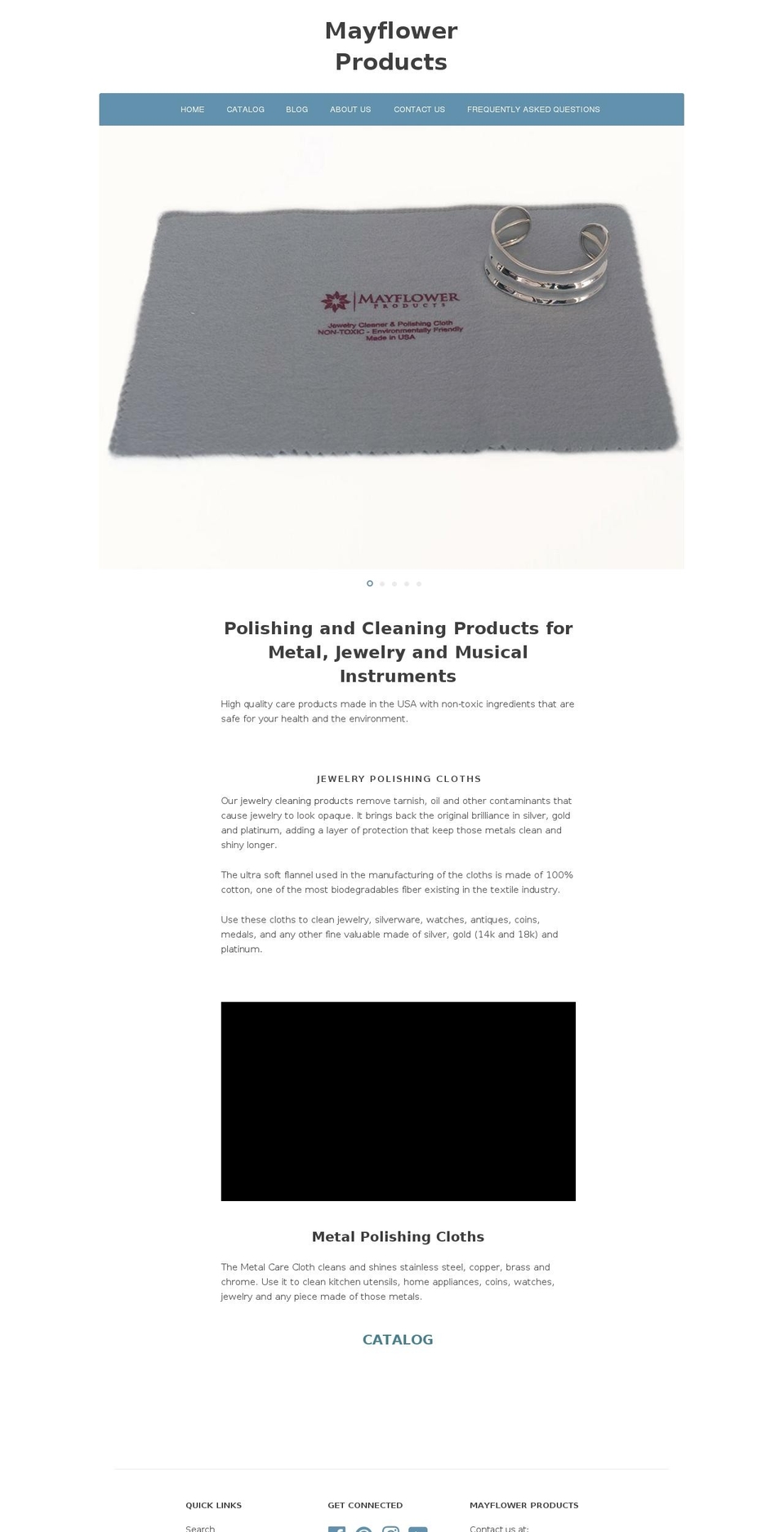 mayflowerproducts.com shopify website screenshot