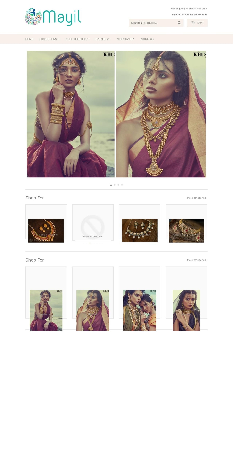 mayillondon.com — Shopify storefront screenshot