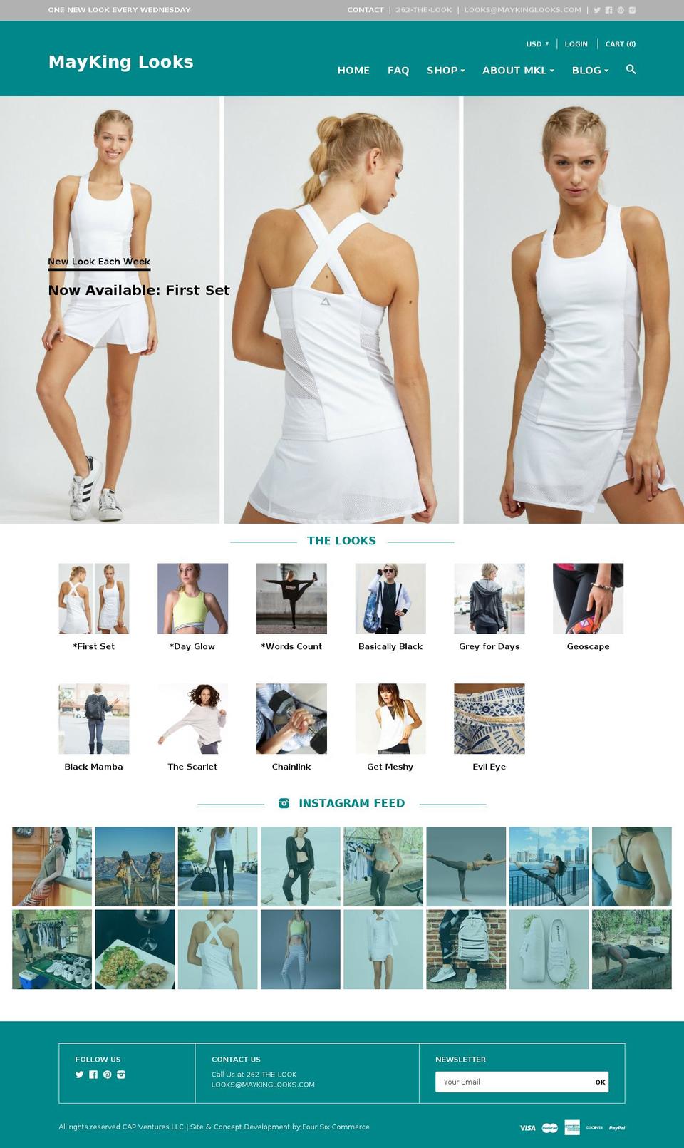 maykinglooks.com shopify website screenshot