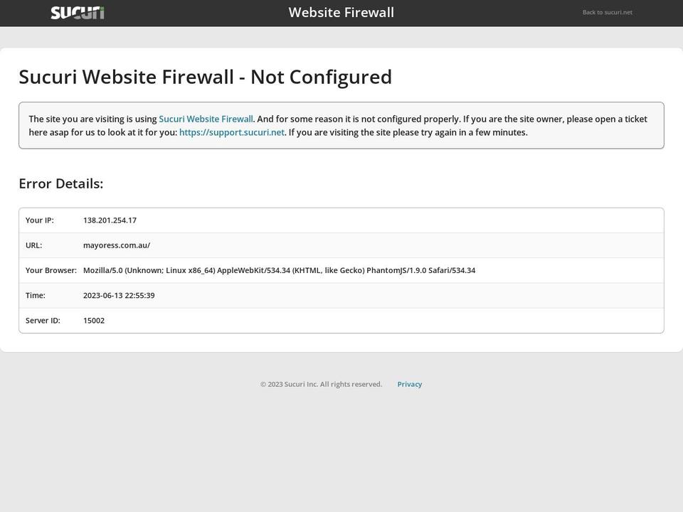 mayoress.com.au shopify website screenshot