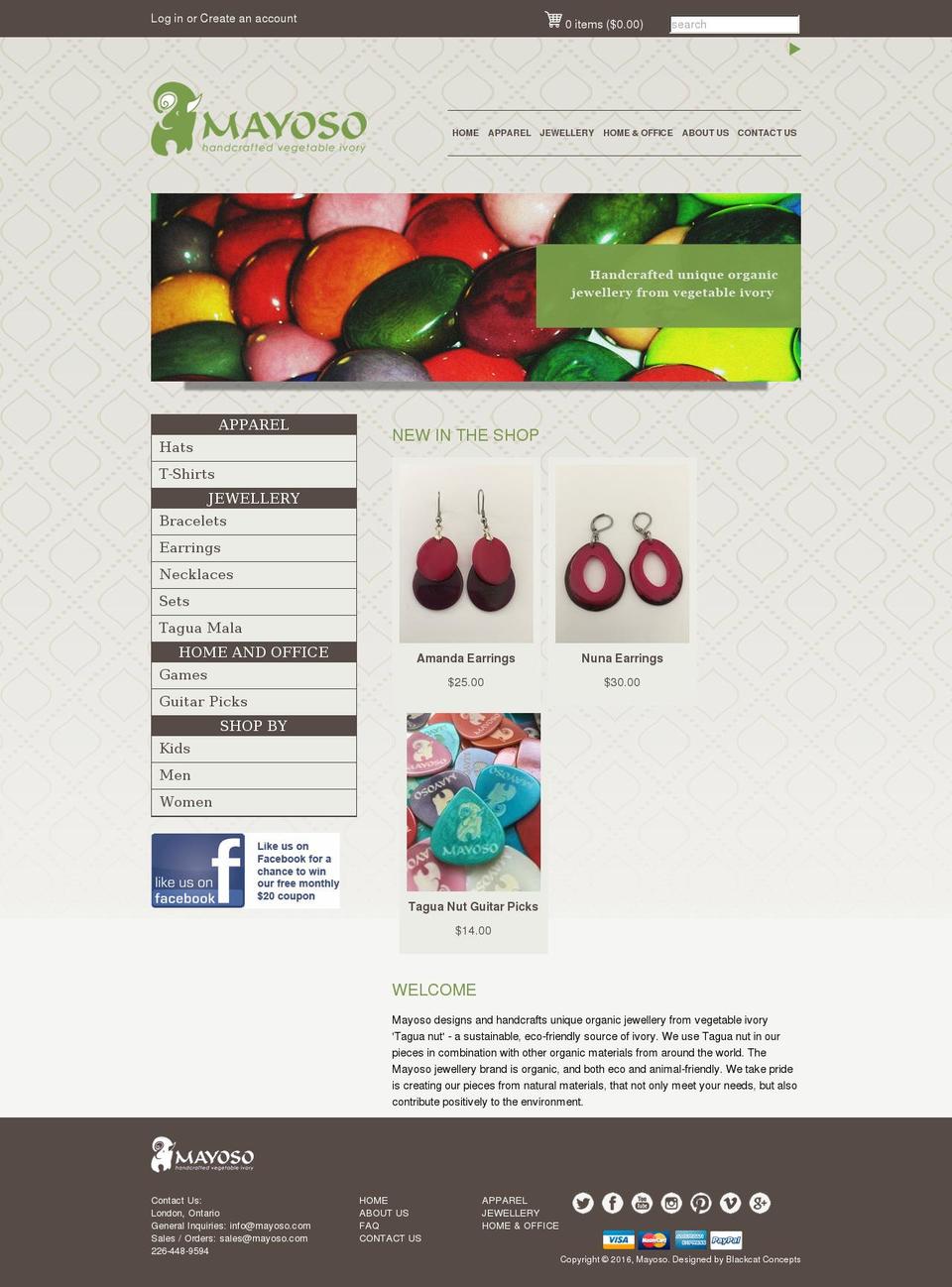 mayoso.com shopify website screenshot