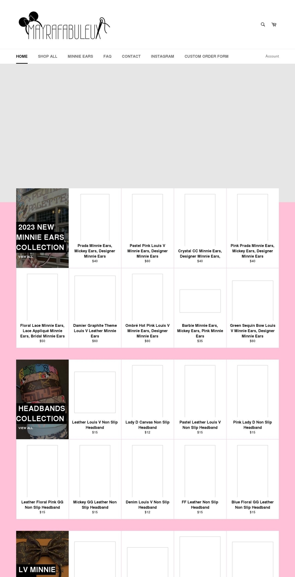 mayrafabuleux.com shopify website screenshot