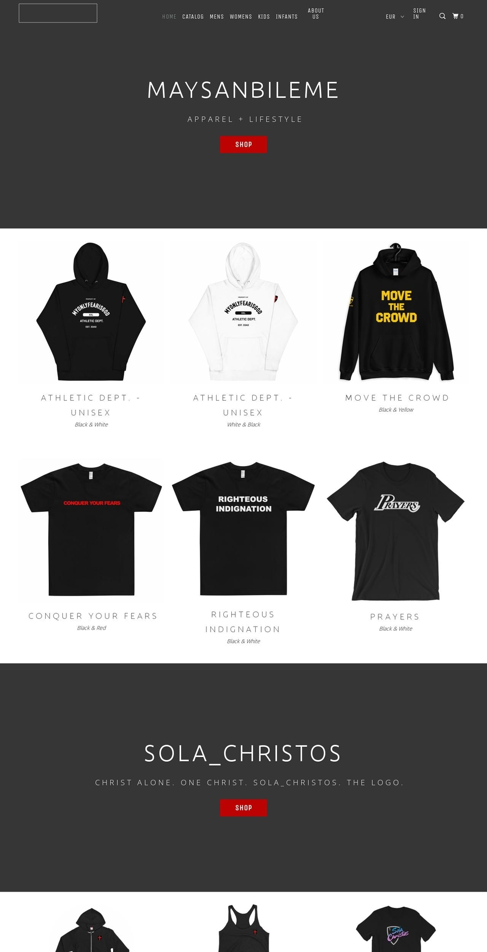 maysanbileme.com shopify website screenshot