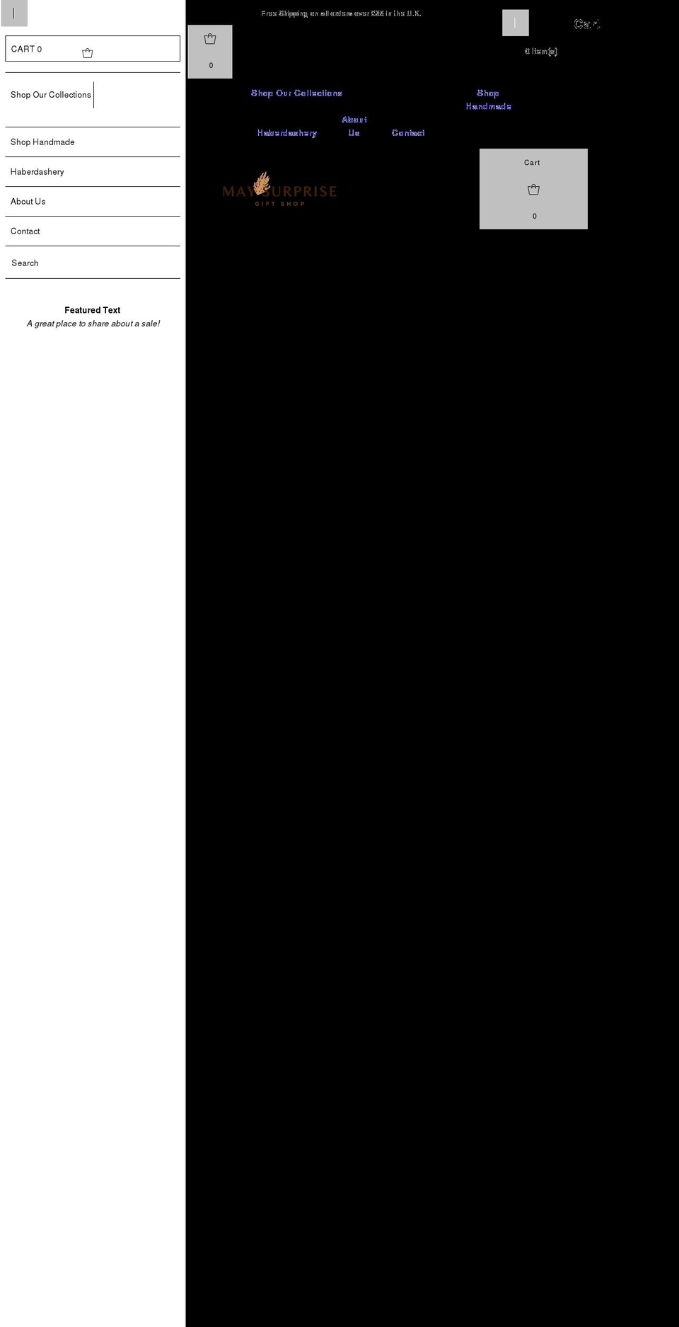 maysurprise.com shopify website screenshot