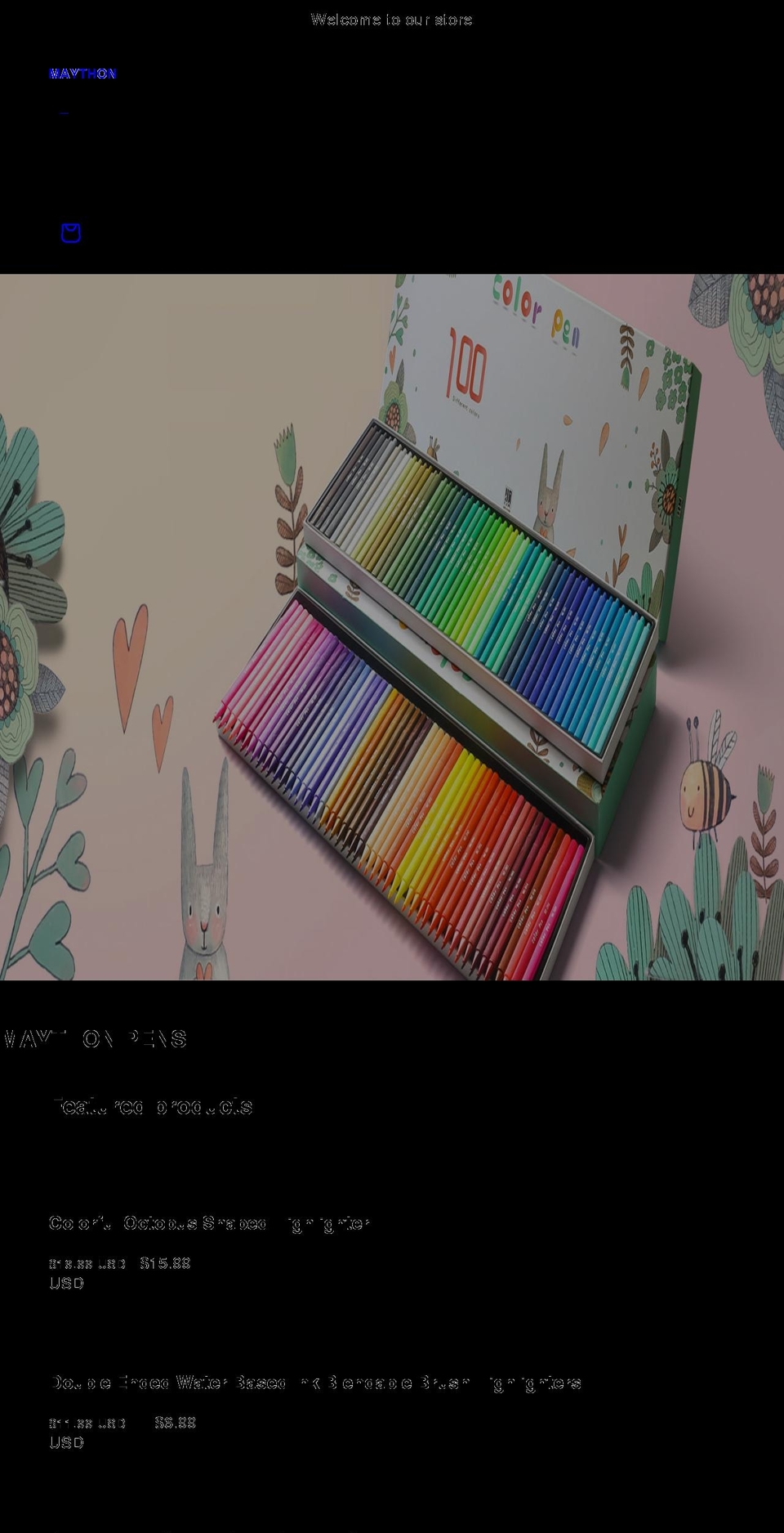 maython.com shopify website screenshot