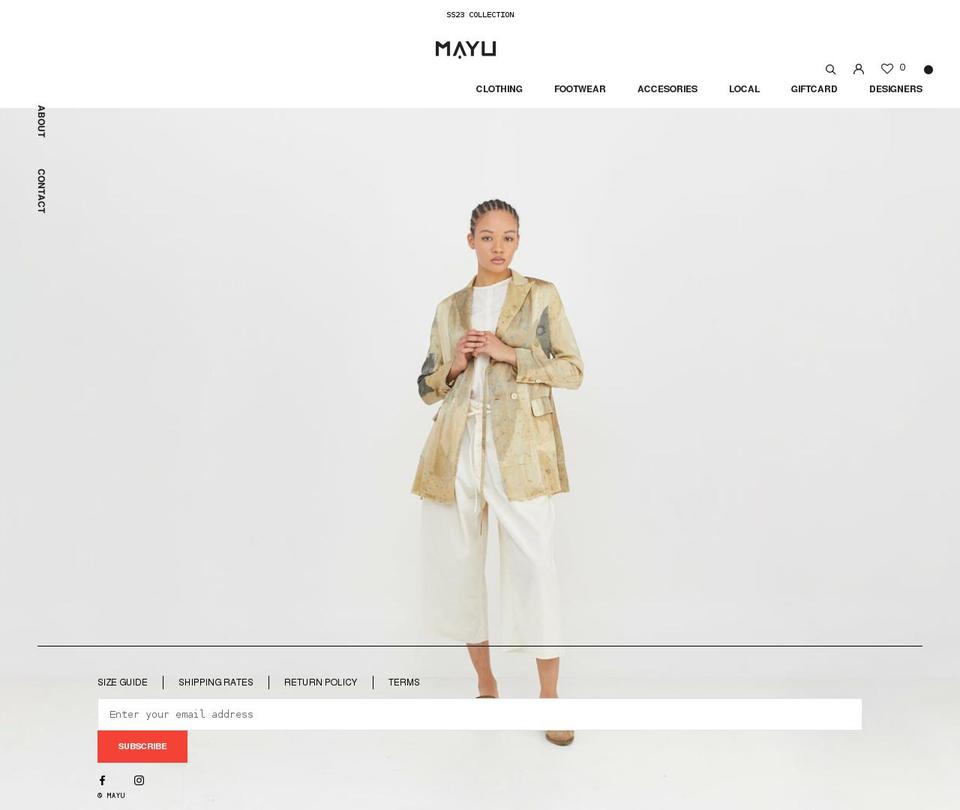 mayu.co.il shopify website screenshot