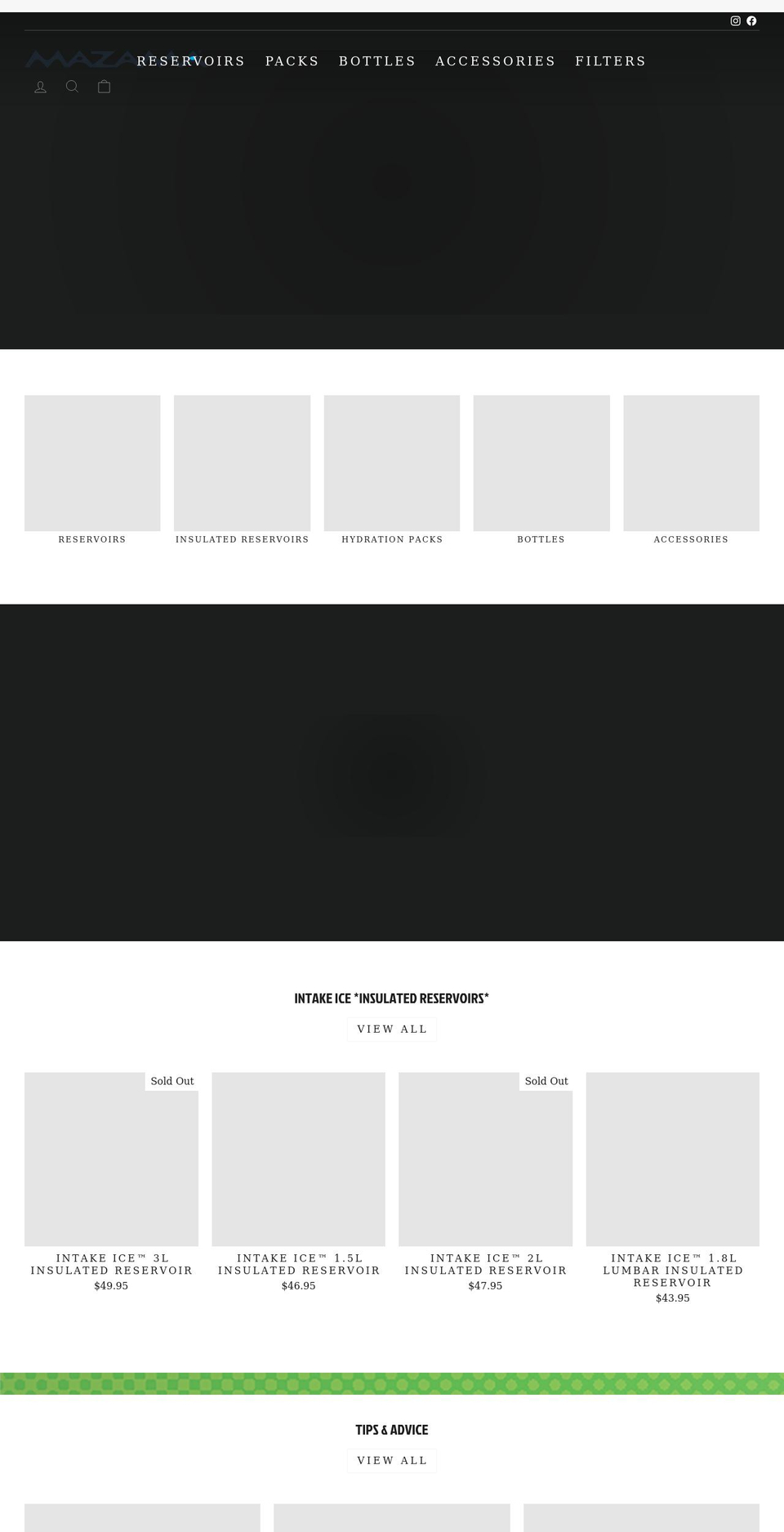 mazamadesigns.com shopify website screenshot