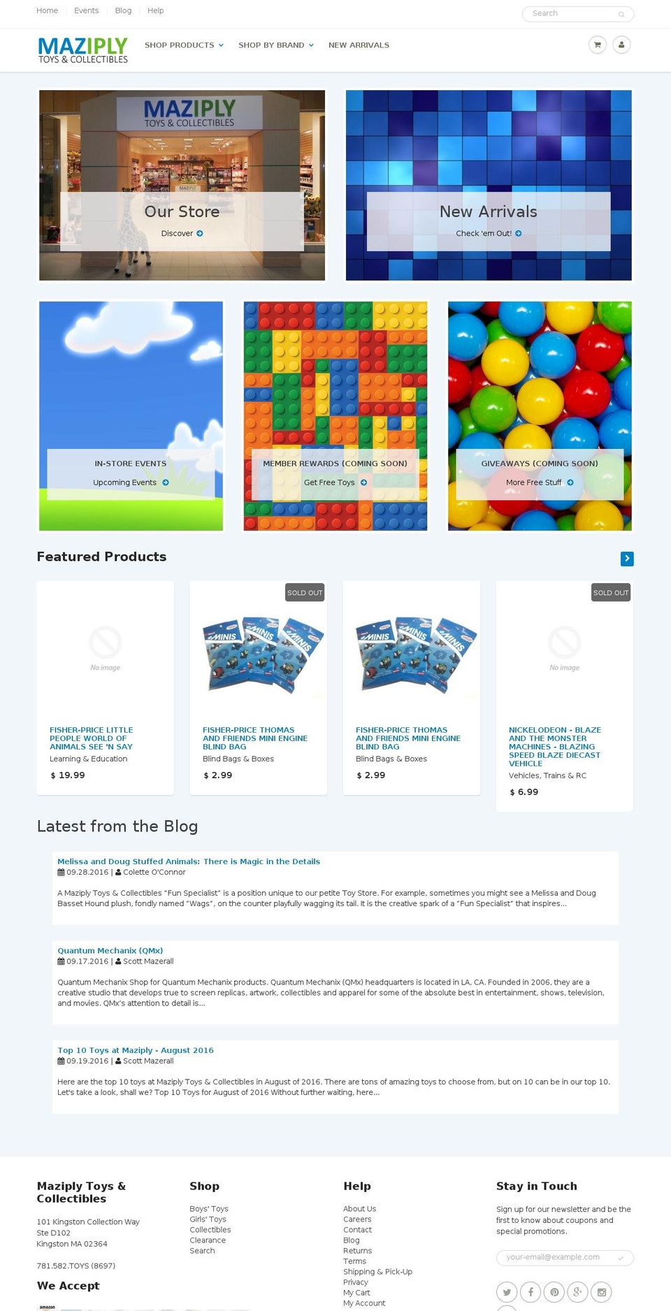 maziply.com shopify website screenshot