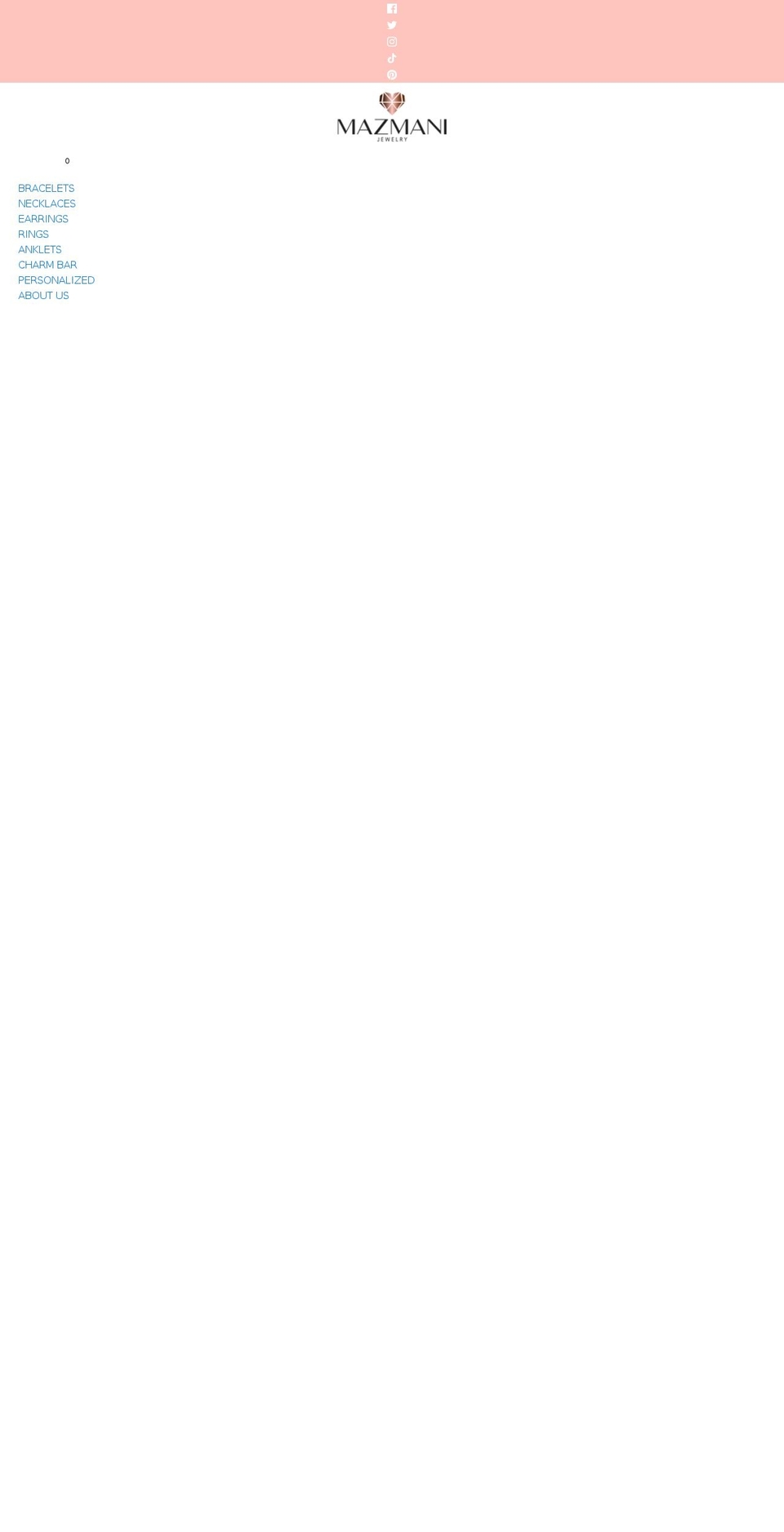 mazmanijewelry.com shopify website screenshot