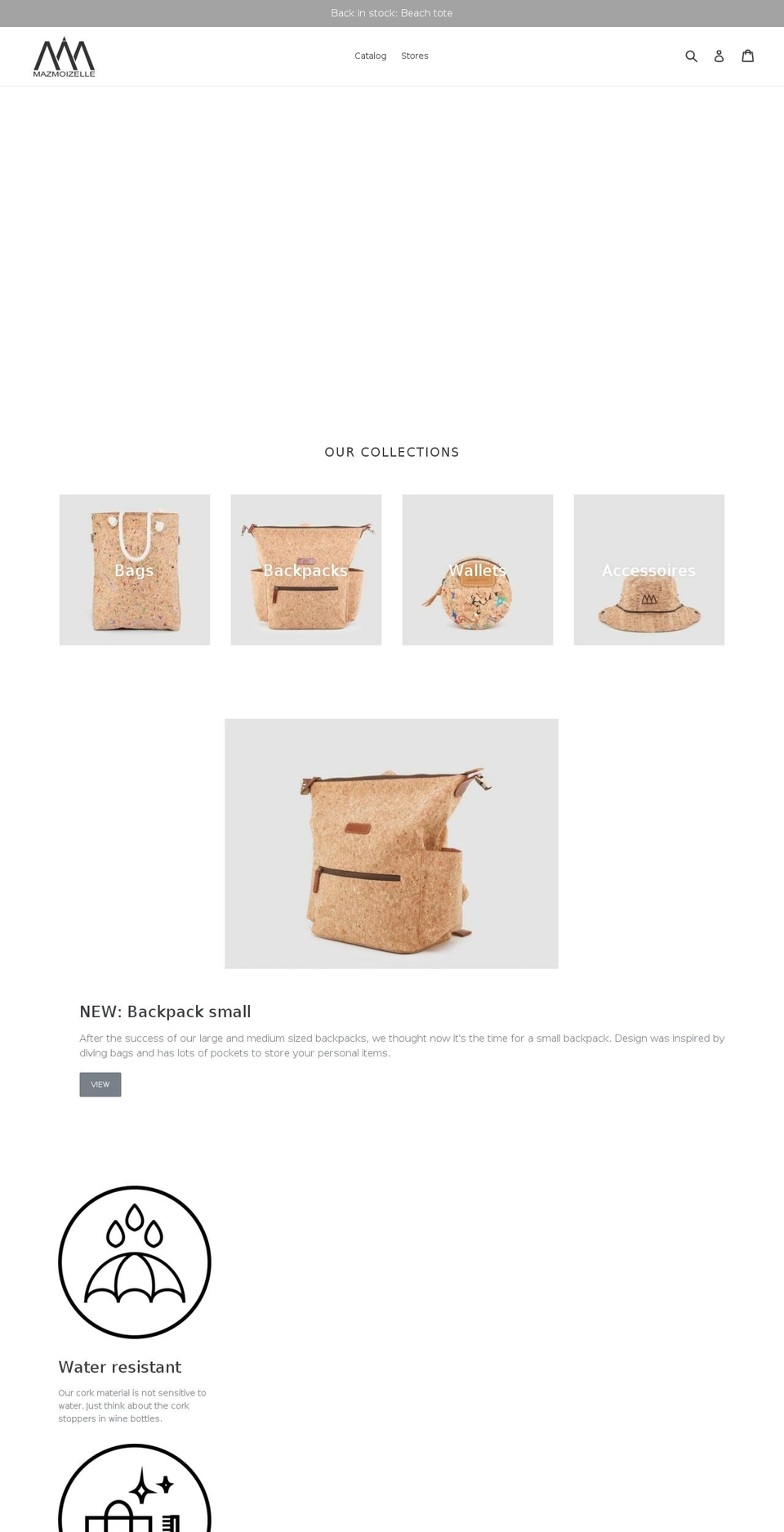 mazmoizelle.com — Shopify storefront screenshot
