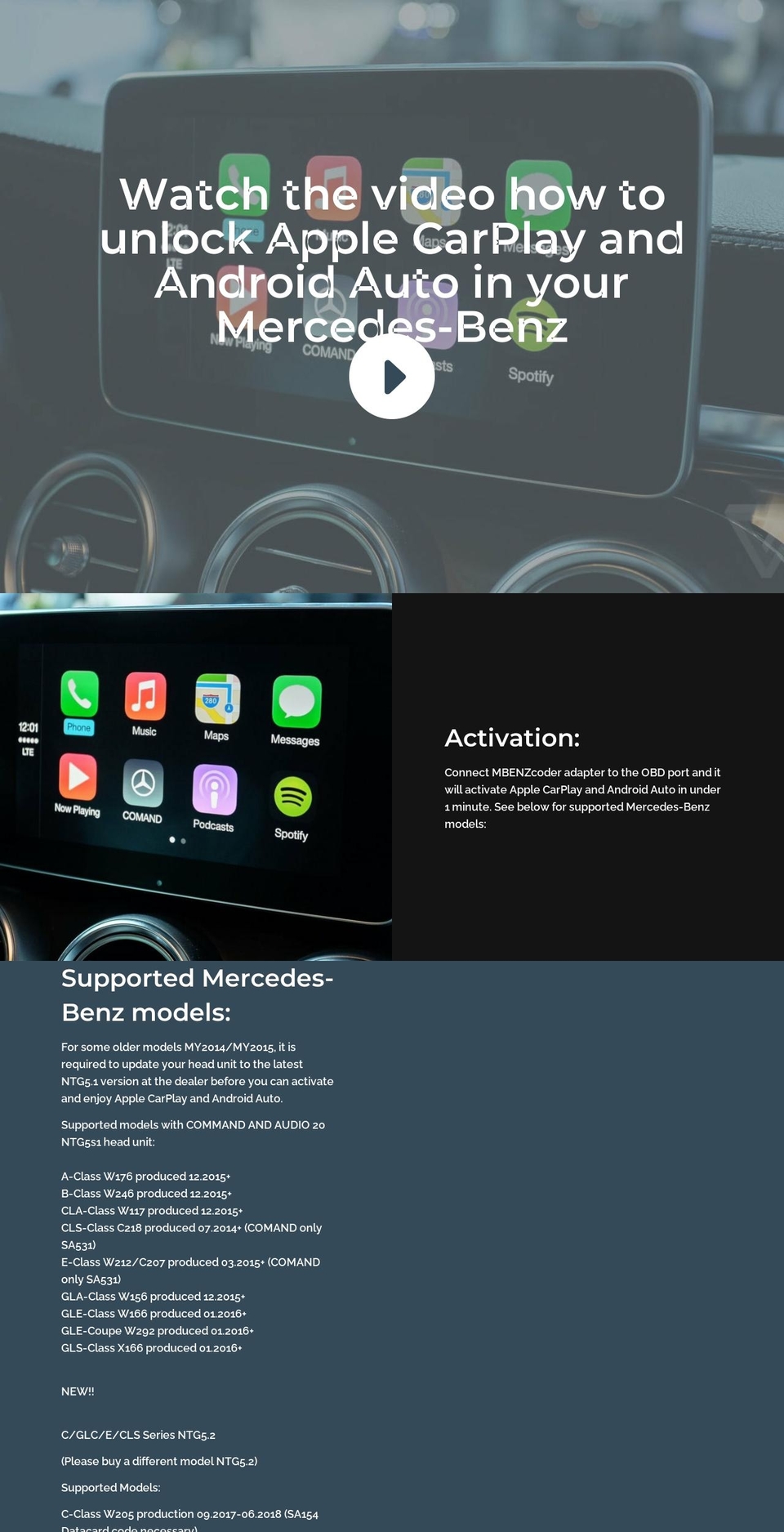 mbenzcoder.com shopify website screenshot
