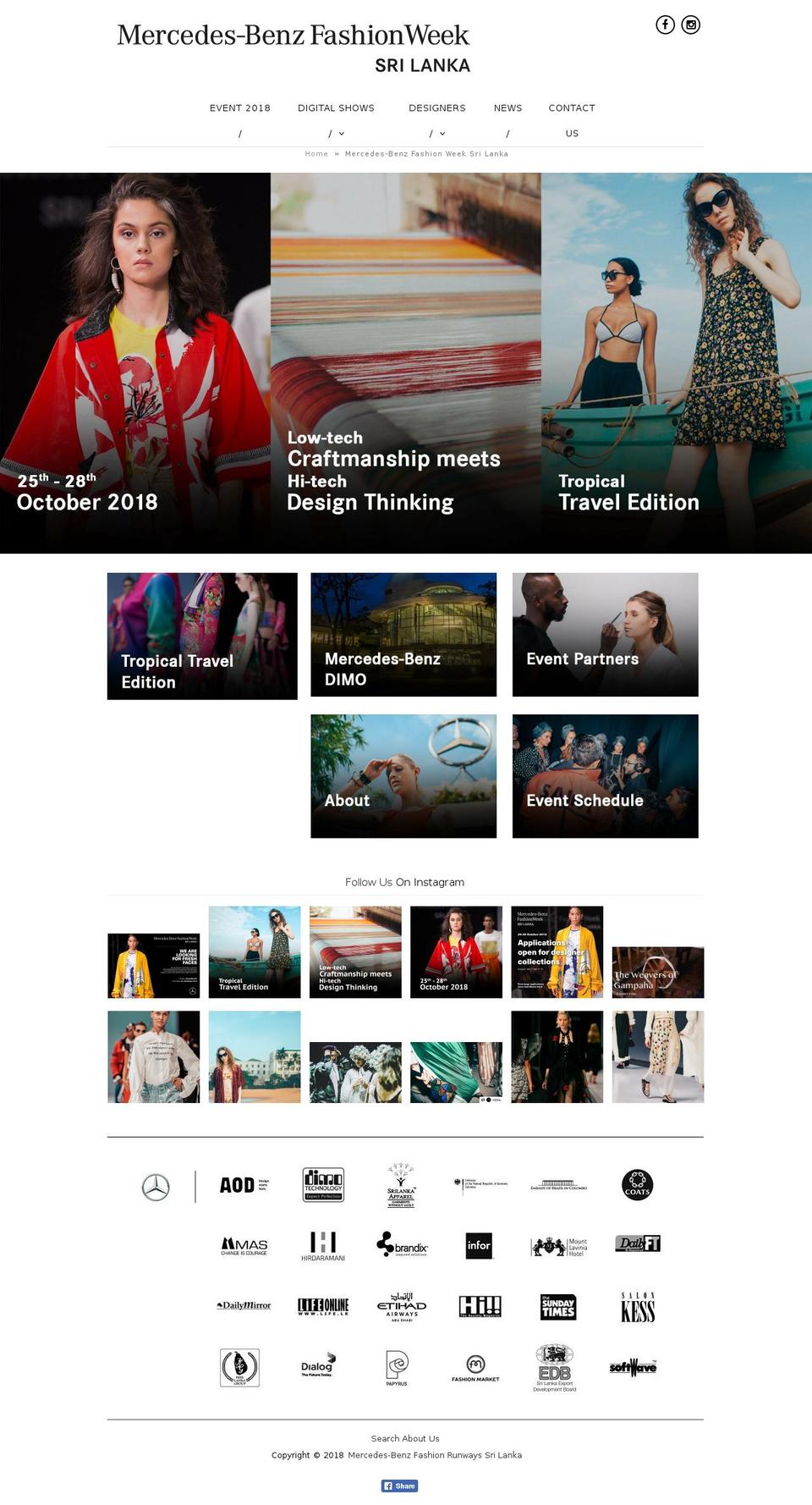 V5 Shopify theme site example mbfwsrilanka.com