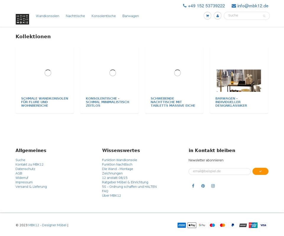 mbk12.com shopify website screenshot