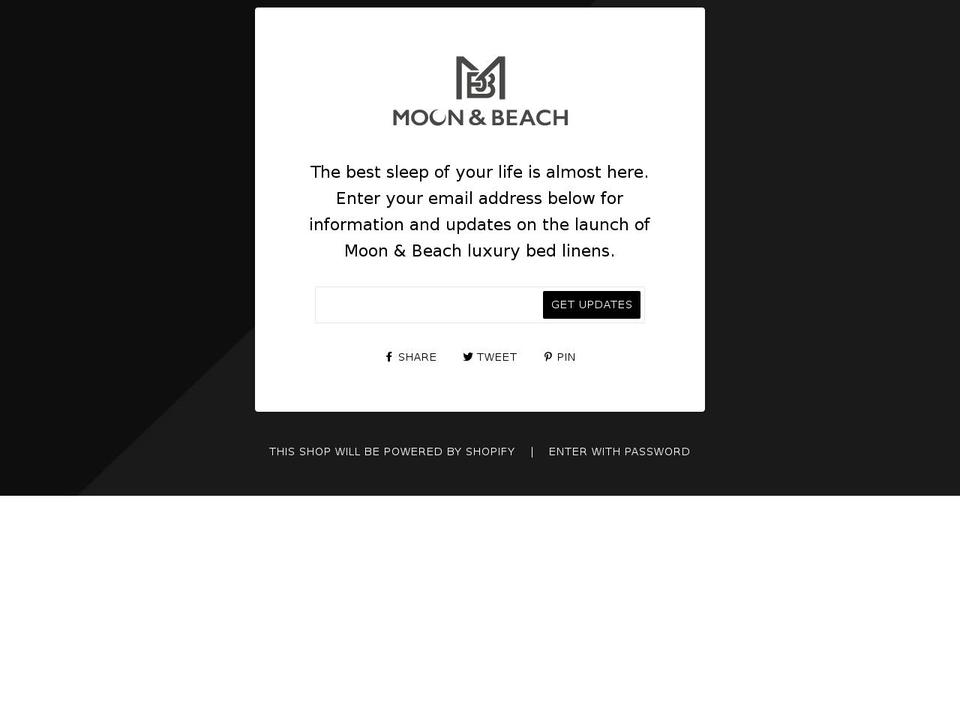 mblinens.com — Shopify storefront screenshot