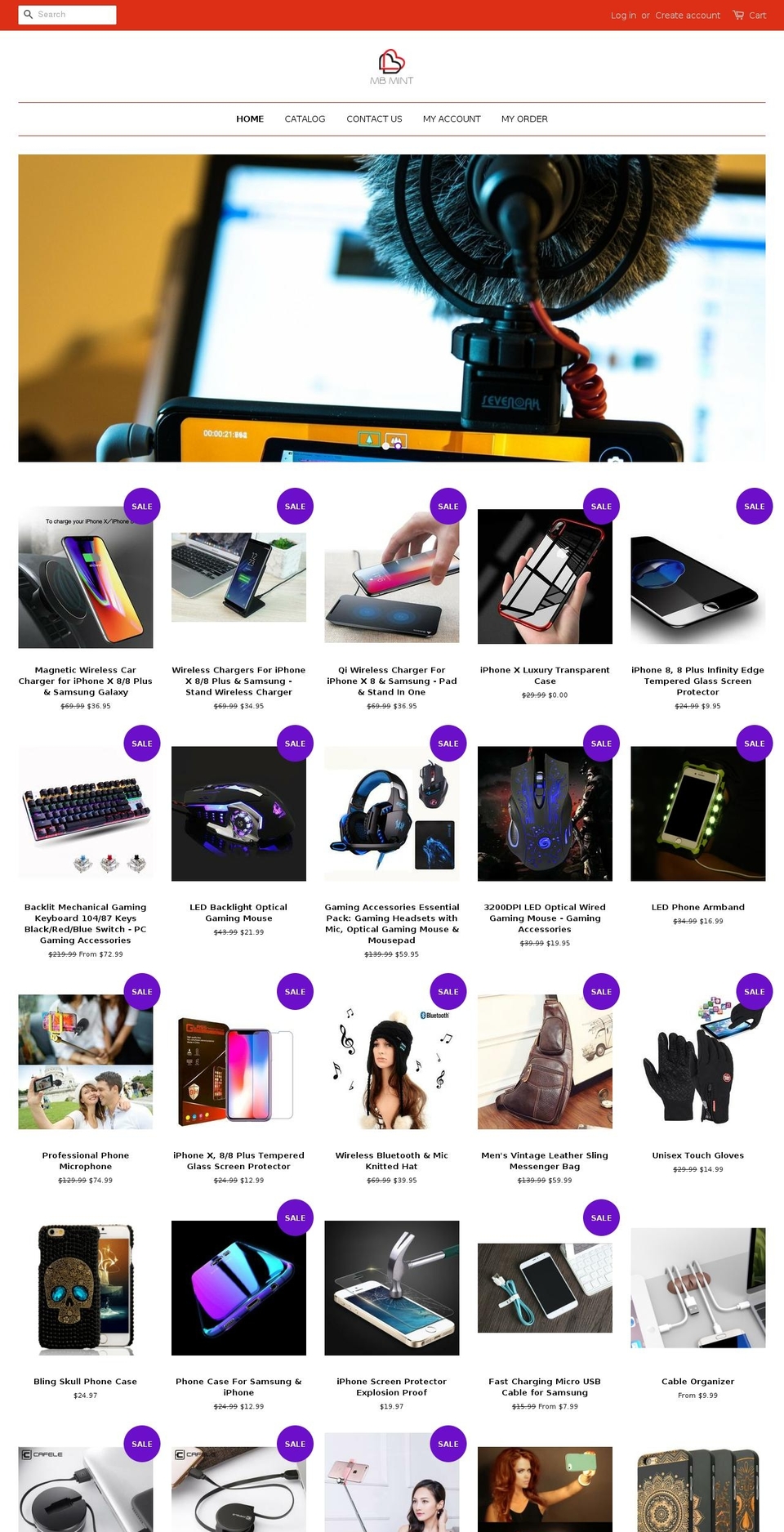 mbmintheart.com — Shopify storefront screenshot