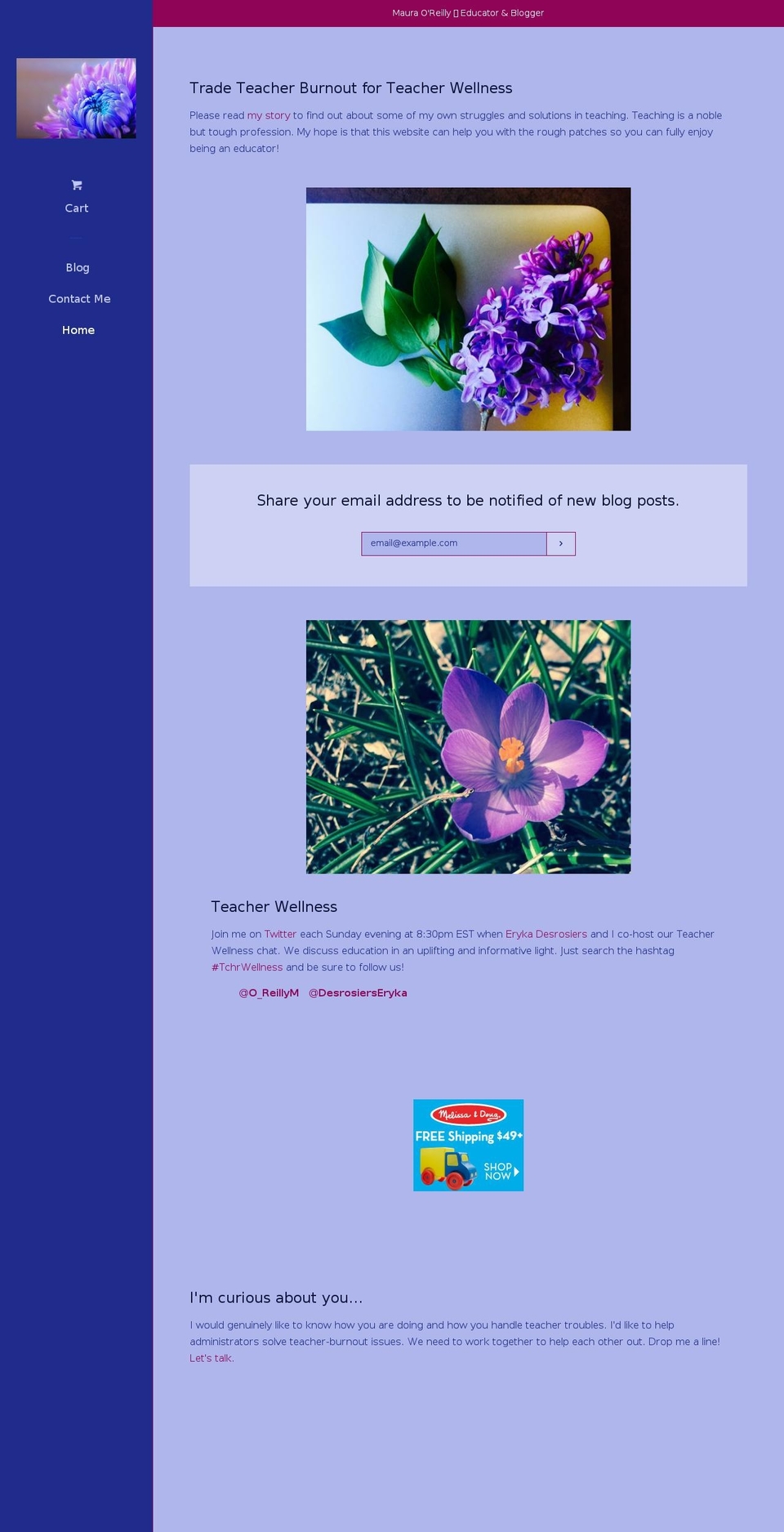mboreilly.com — Shopify storefront screenshot