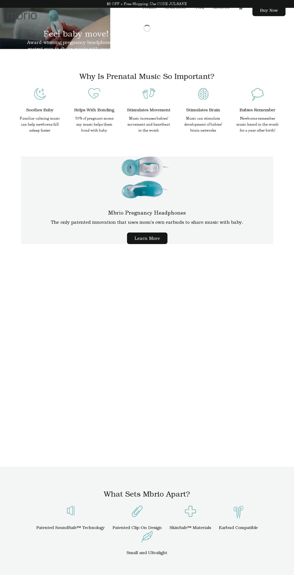 mbriotech.com shopify website screenshot