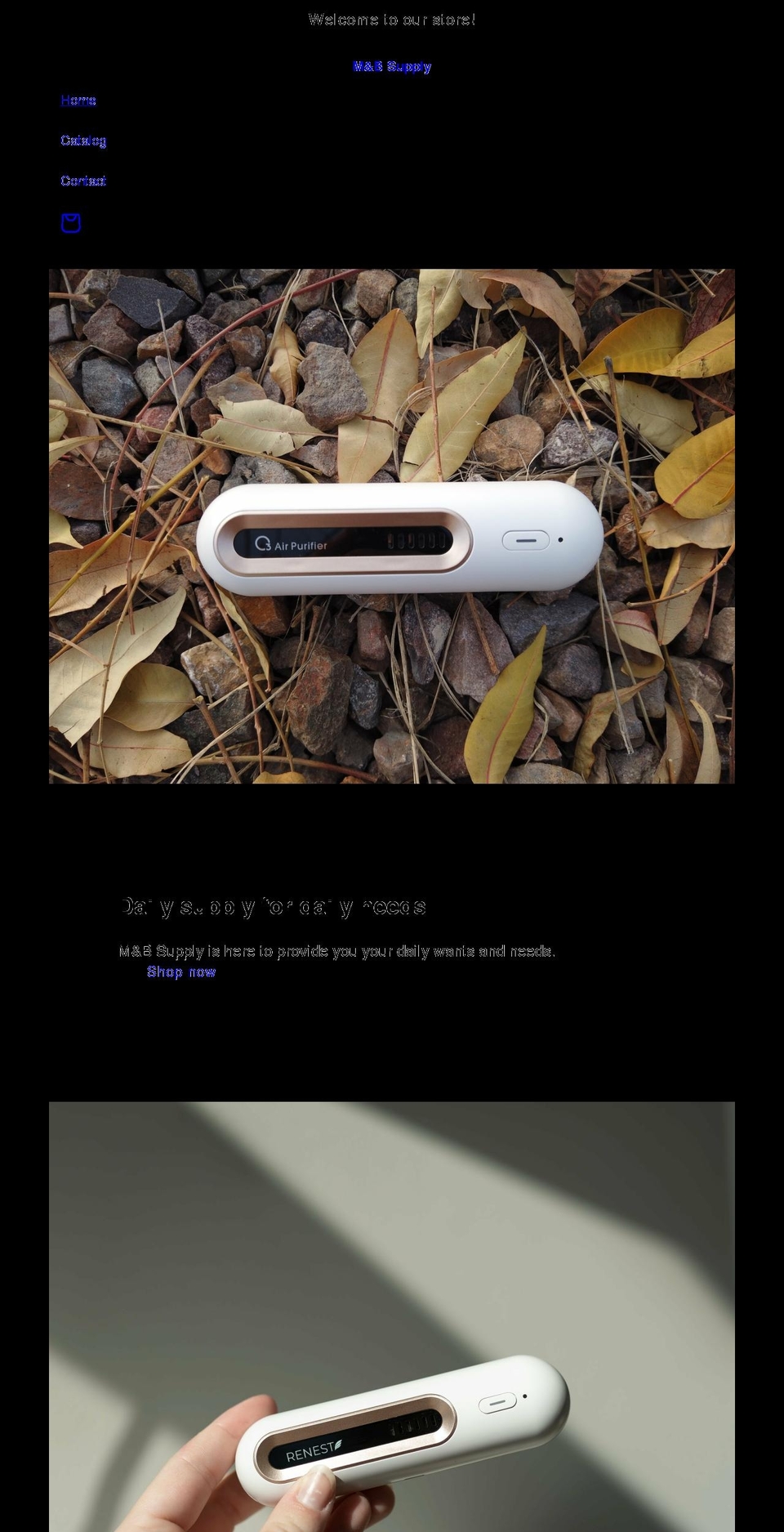 mbsupply.org shopify website screenshot