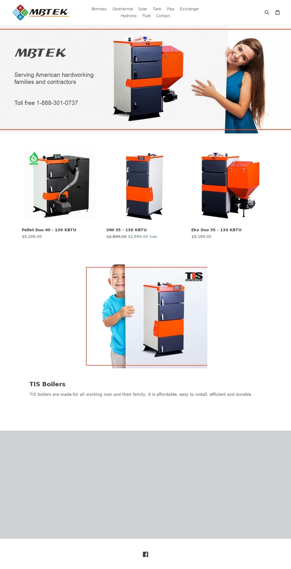 mbtek.com shopify website screenshot