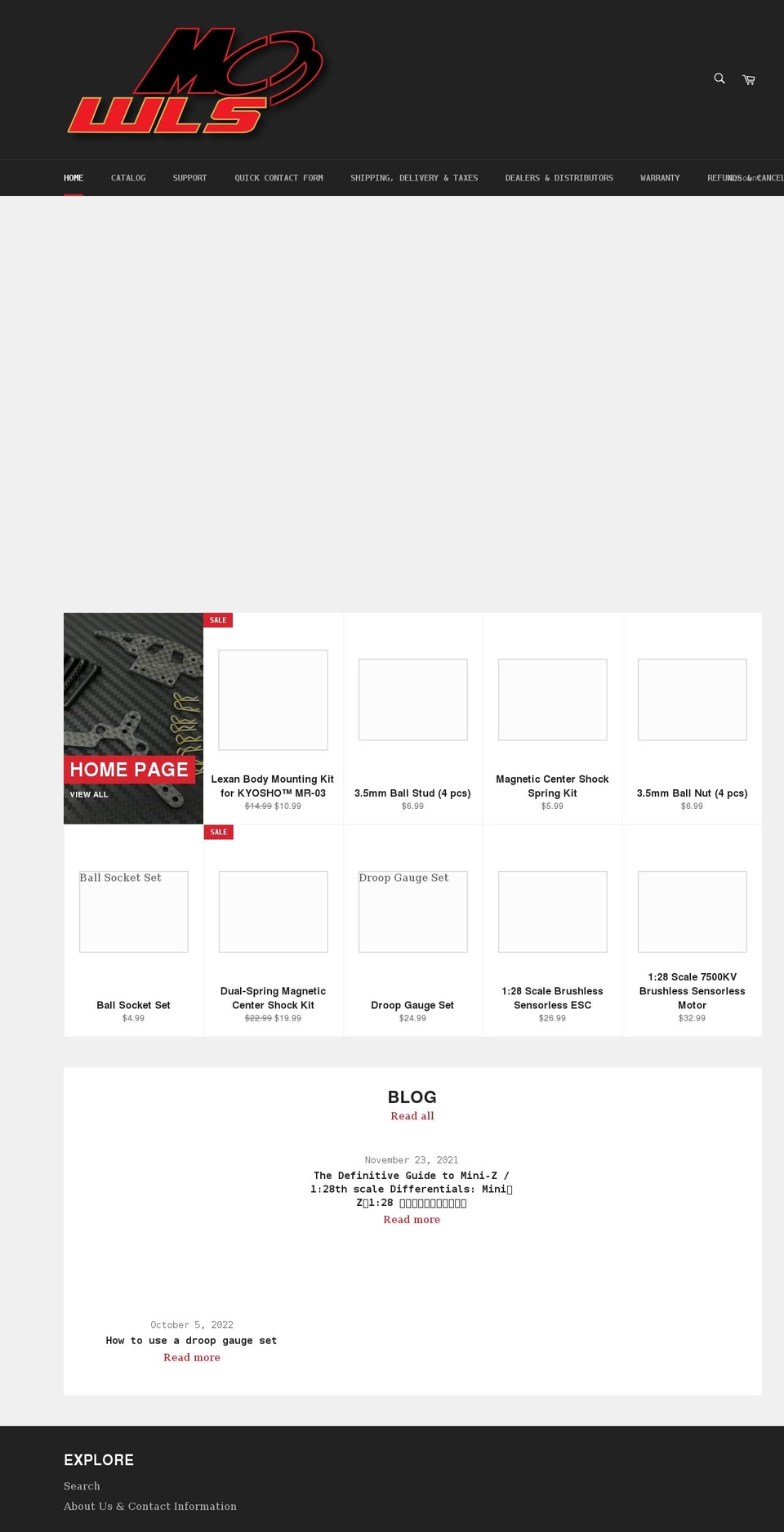 mc3wls-rc.com shopify website screenshot