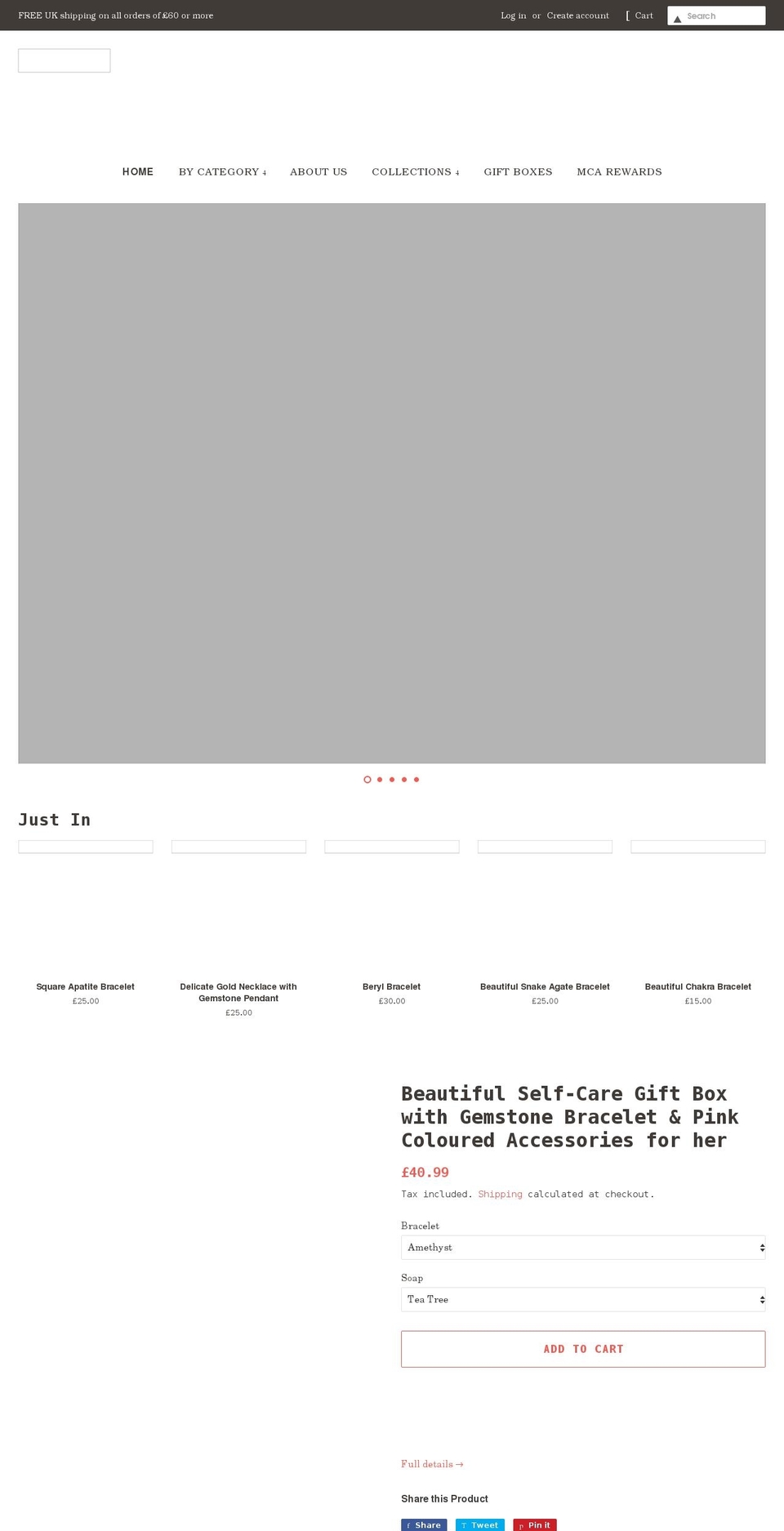 mcadesignbymaria.co.uk shopify website screenshot