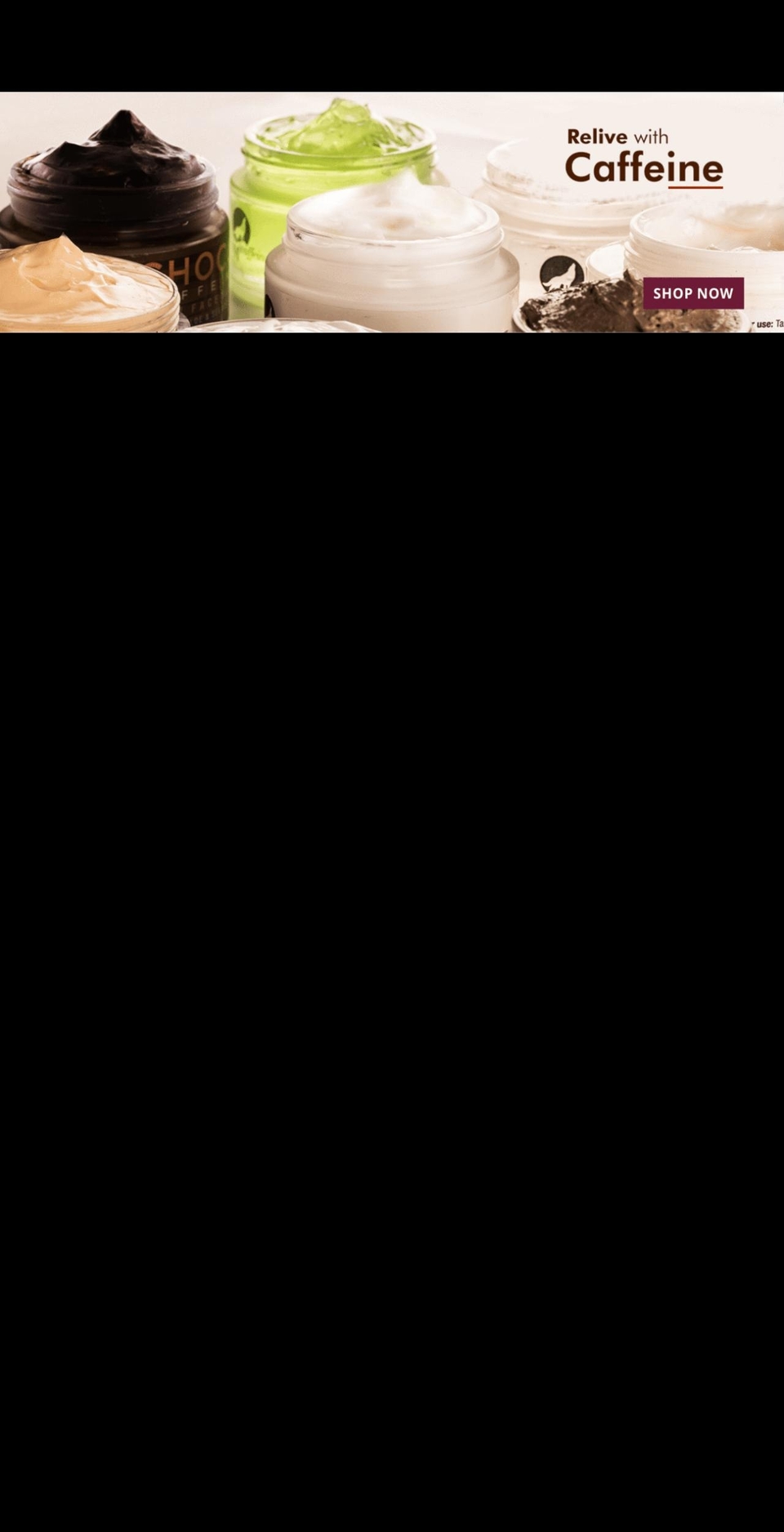 mcaffine.com shopify website screenshot