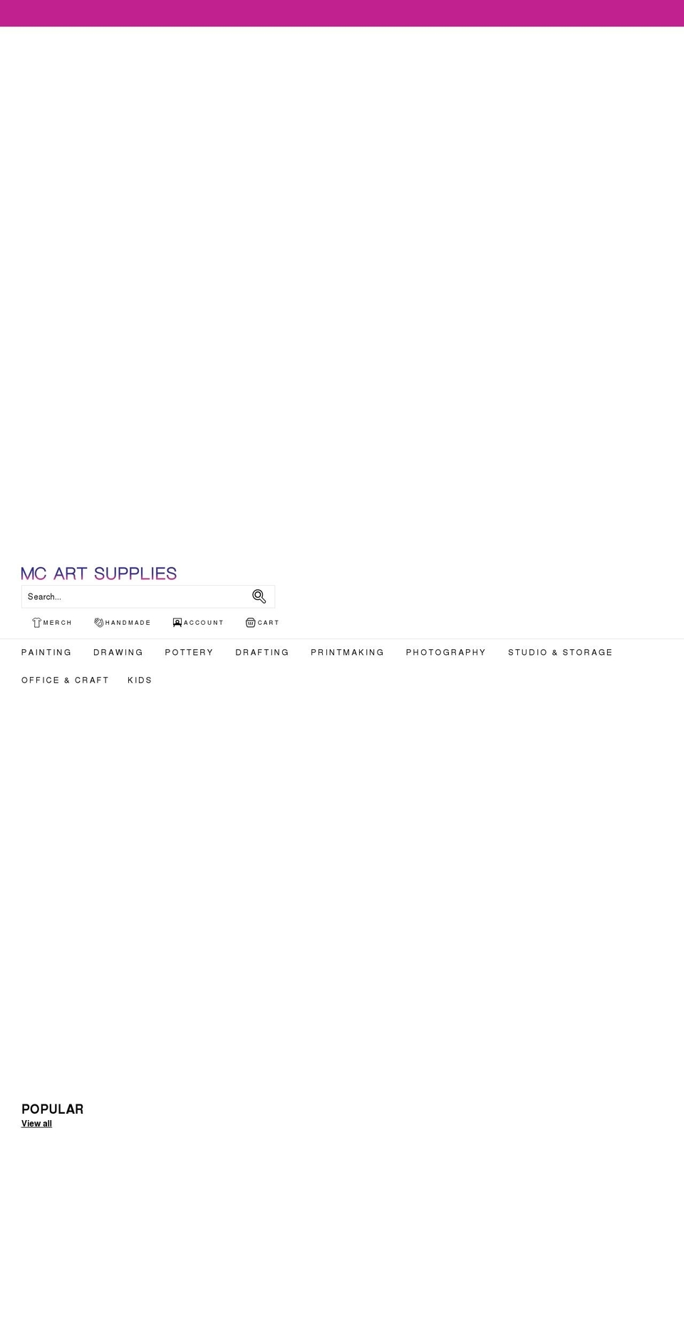 Cedarsphere - Shopify theme site example mcartsupplies.com