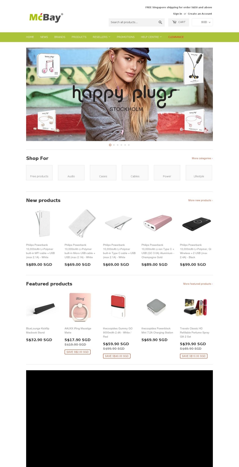 mcbay.biz shopify website screenshot