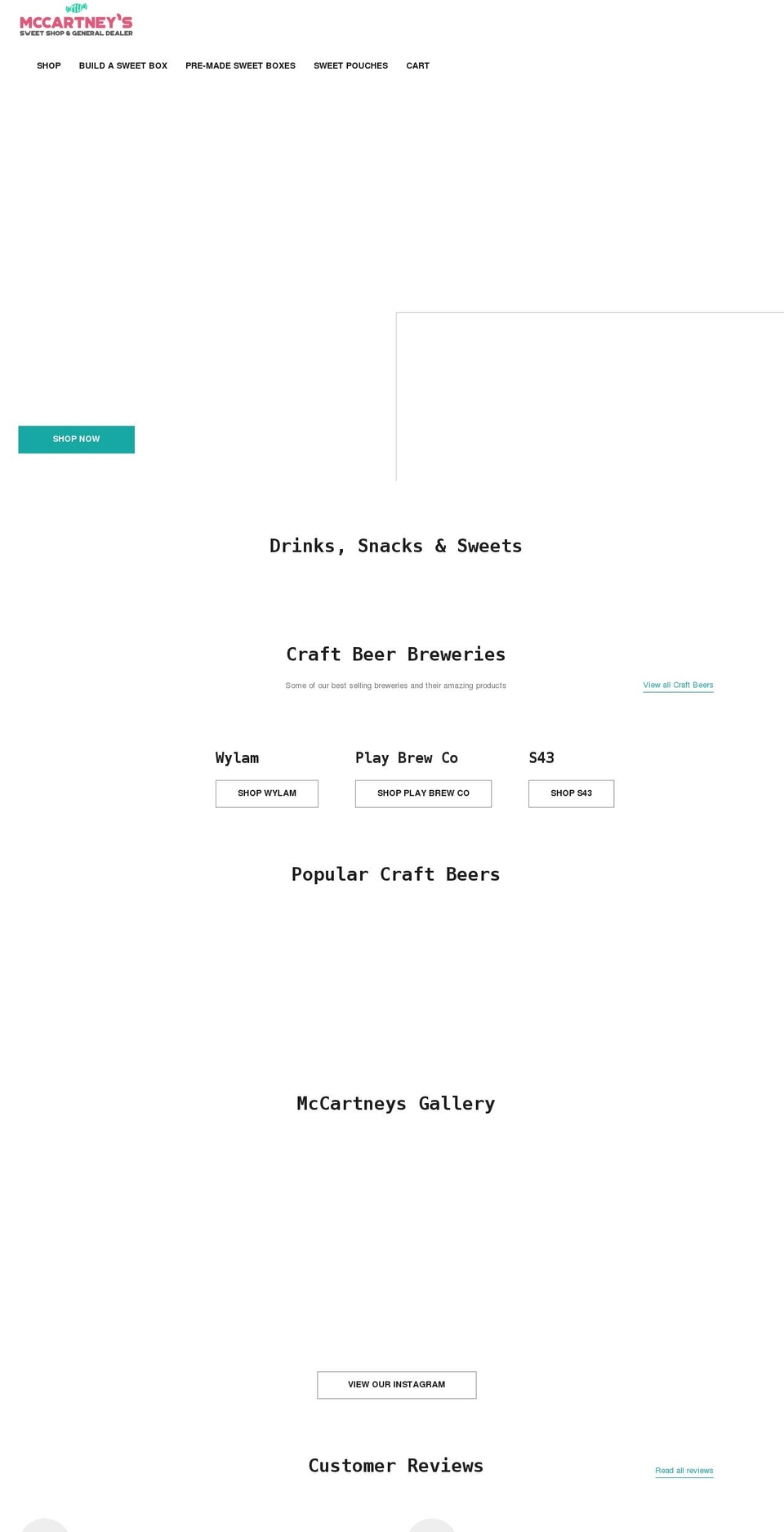 mccartneys.shop shopify website screenshot