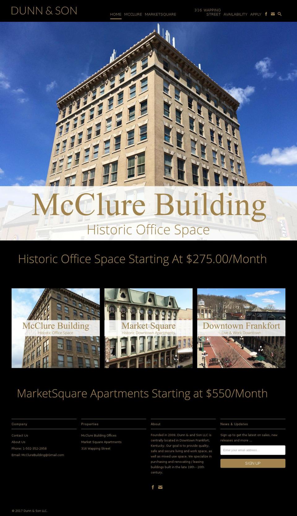 MASTER 2020 TEMPLATE Shopify theme site example mcclurebuilding.com