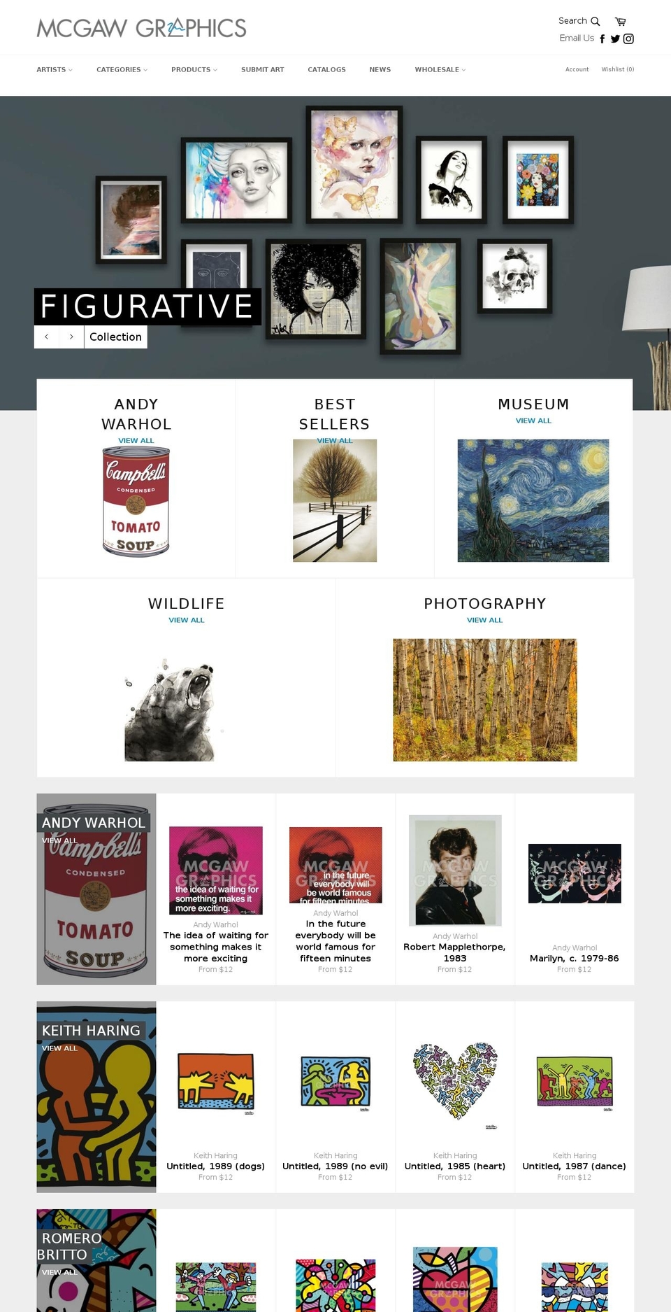 mcgawlimited.com shopify website screenshot