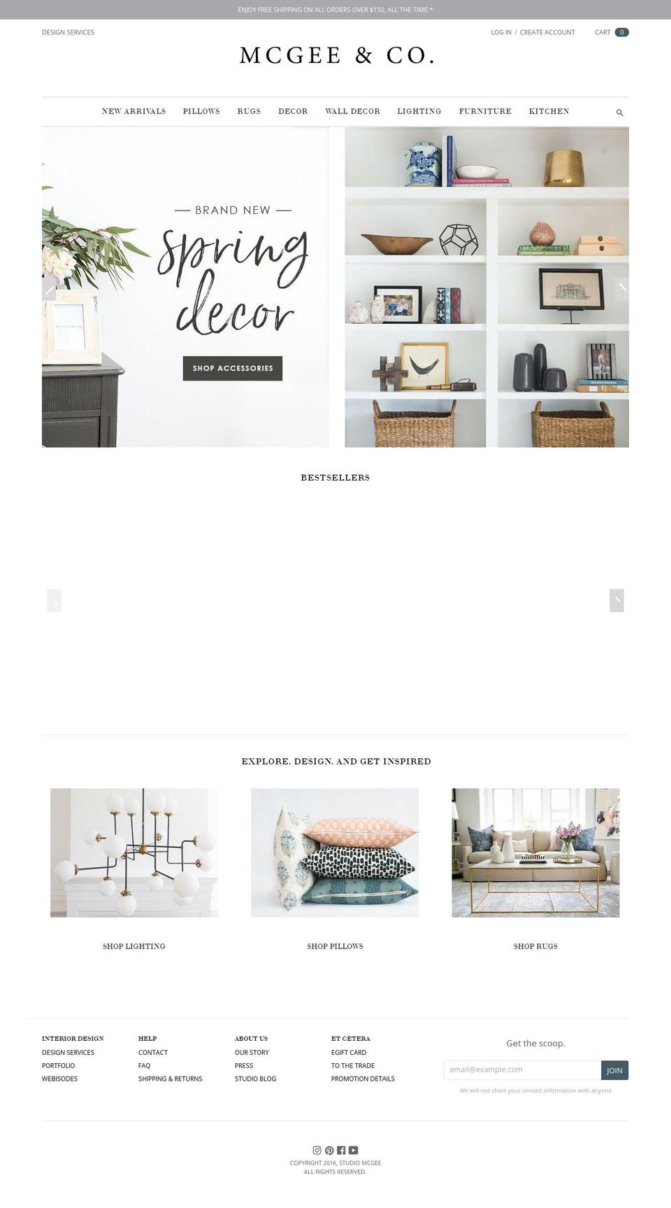 mcgeeandco.com shopify website screenshot