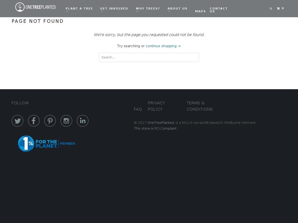 mcgilltreechallenge.com shopify website screenshot