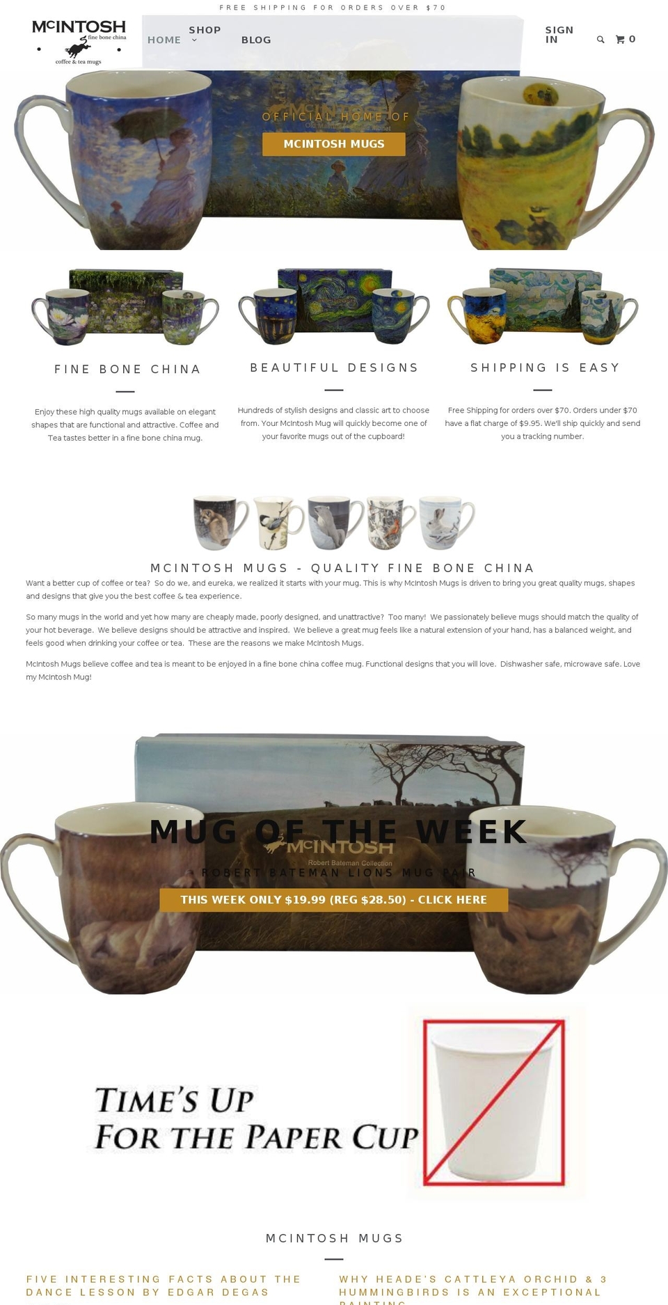 mcintoshmugs.com shopify website screenshot