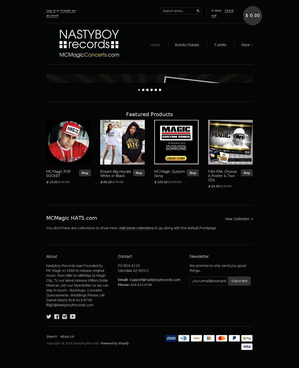 mcmagic.life shopify website screenshot