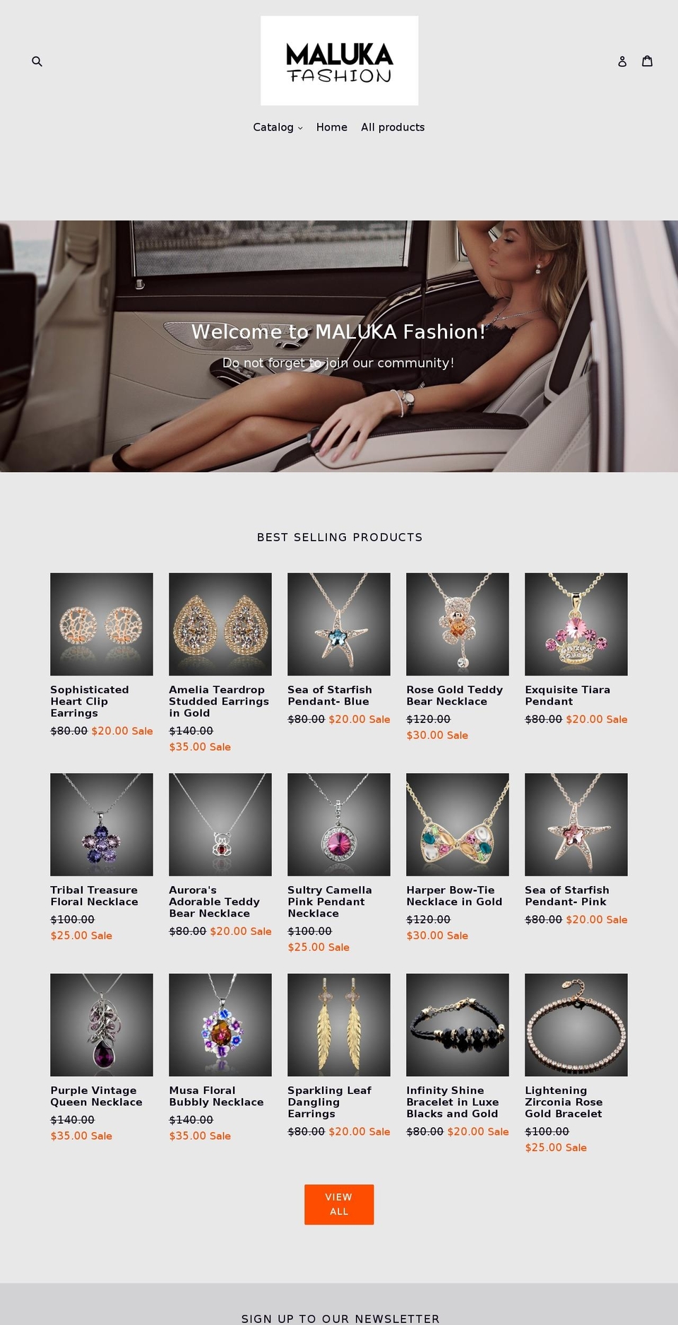 mcmarquez.com — Shopify storefront screenshot