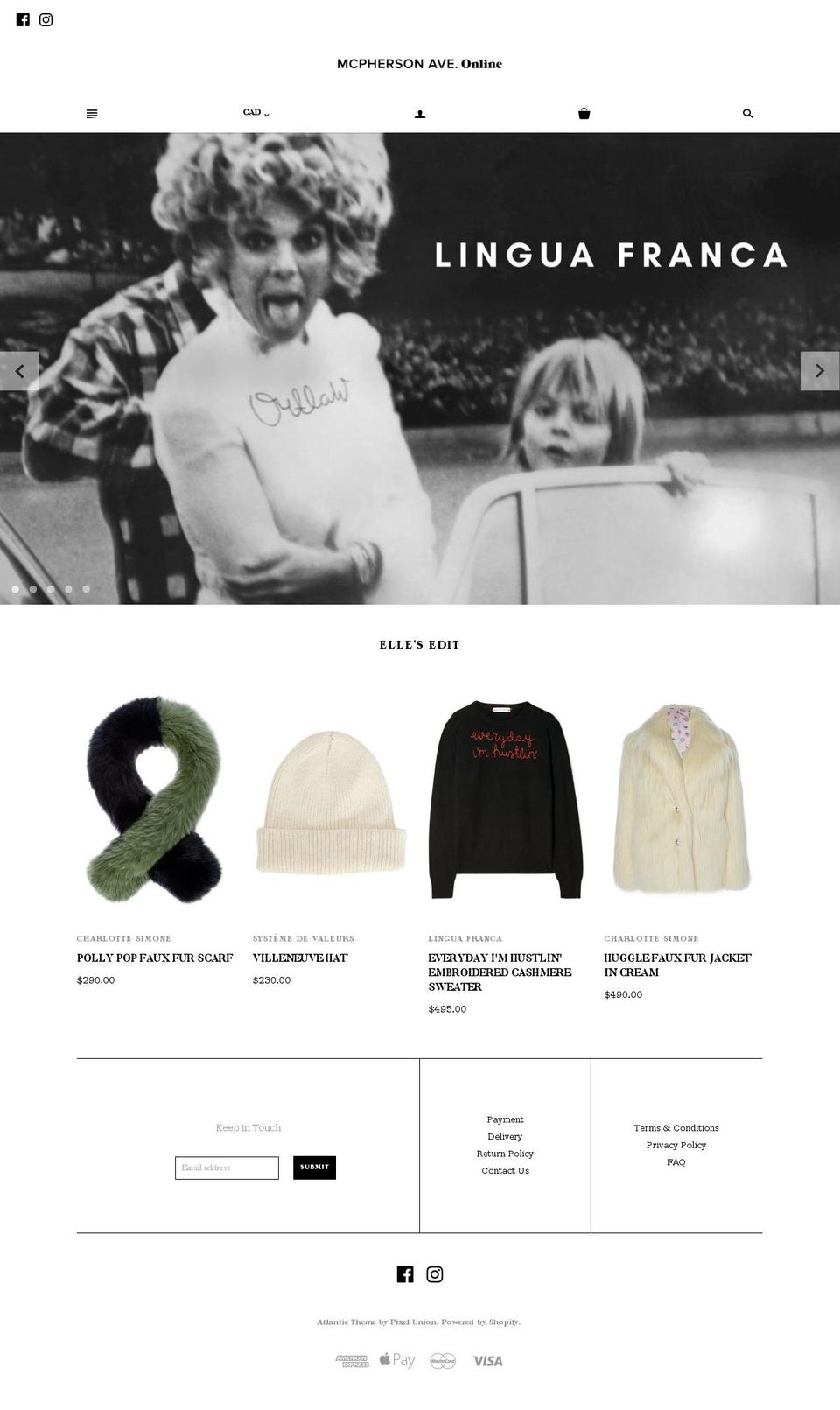 mcphersonave.com — Shopify store on .com