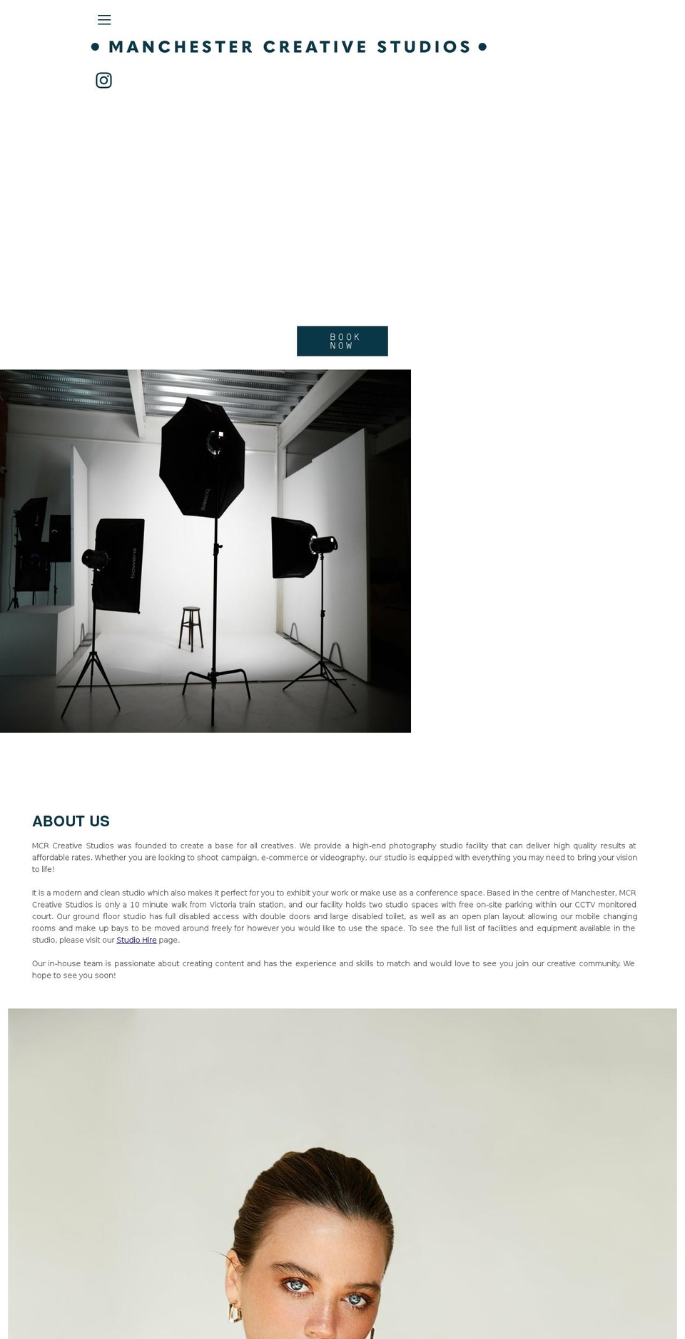 mcrcreativestudios.com shopify website screenshot