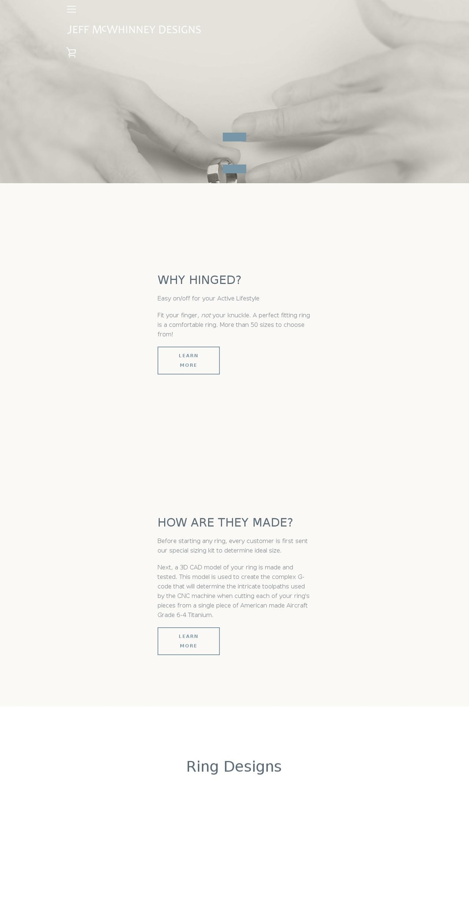 Copy of Narrative Shopify theme site example mcwinney.com