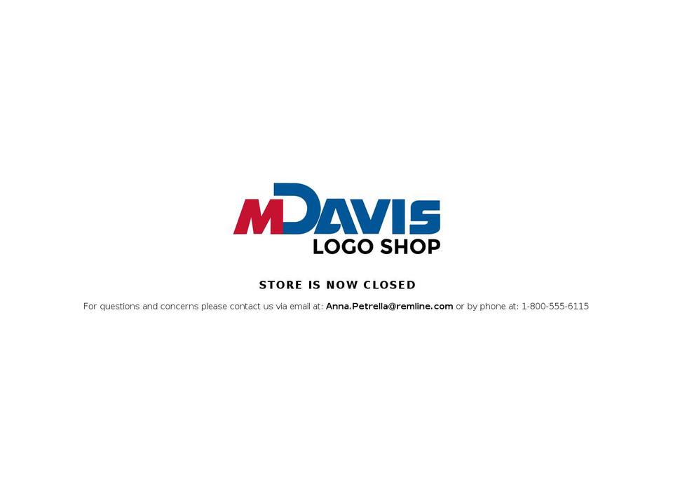 mdavislogoshop.com shopify website screenshot