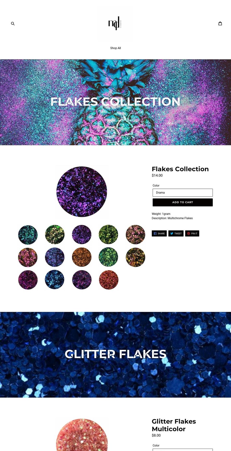 mdbeautypro.com shopify website screenshot