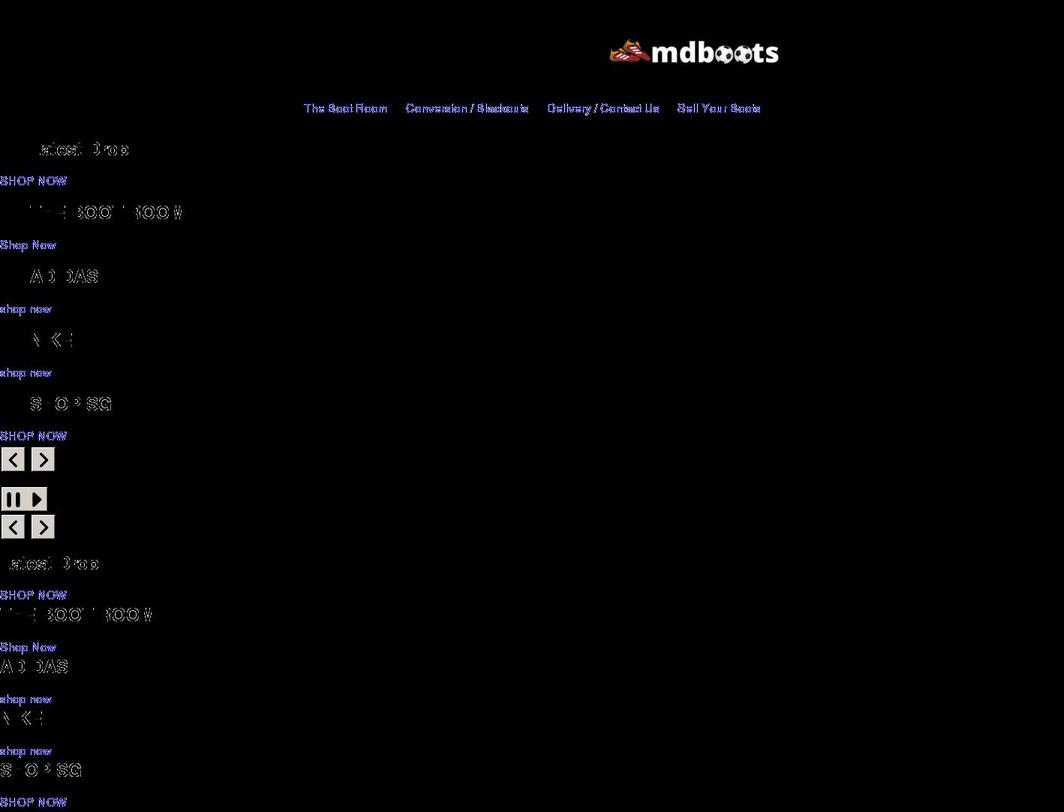 mdboots.com shopify website screenshot