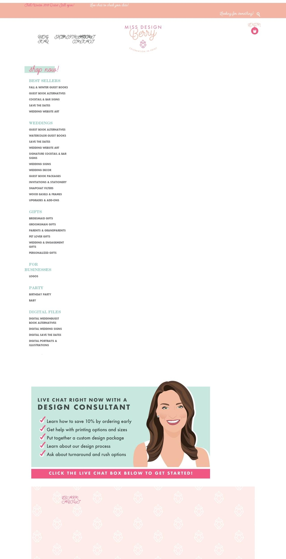 [#7866] Aeolidia - IS Shopify theme site example mdbweddings.com
