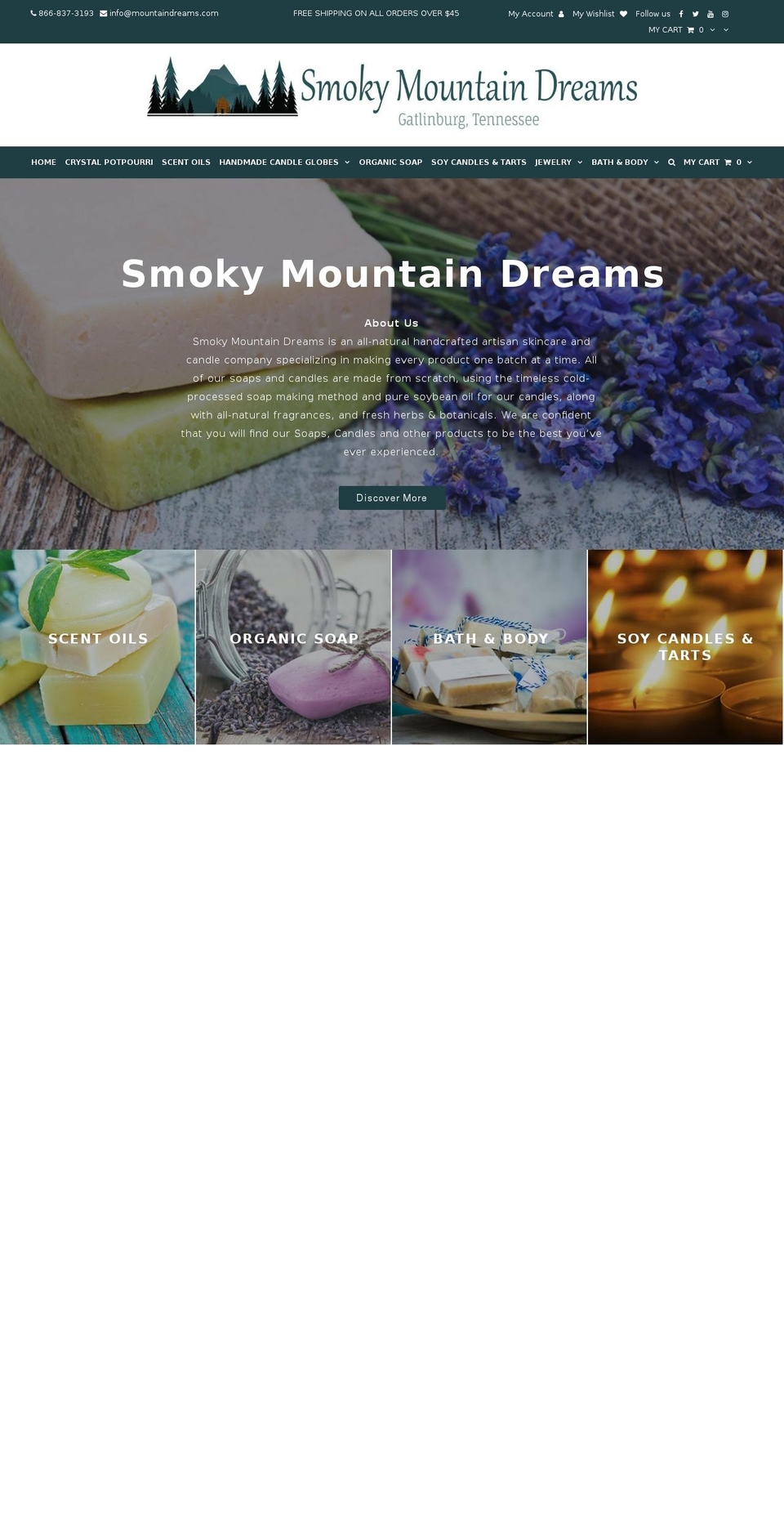 mdolc.com — Shopify storefront screenshot