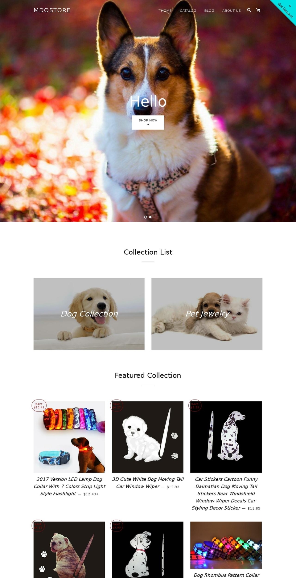 mdostore.com shopify website screenshot