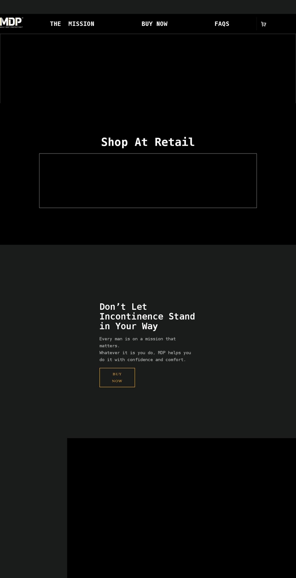 mdp4men.com shopify website screenshot