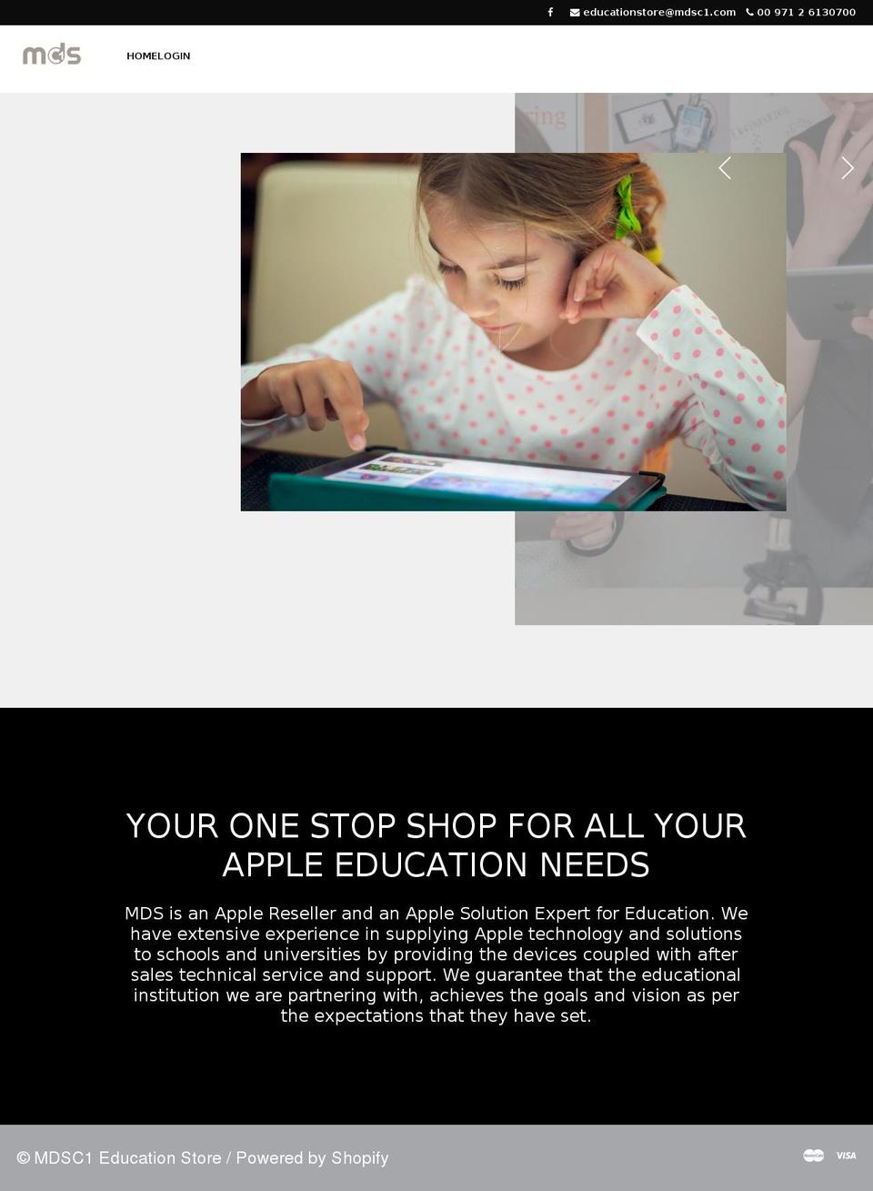 mdsc1store.com shopify website screenshot