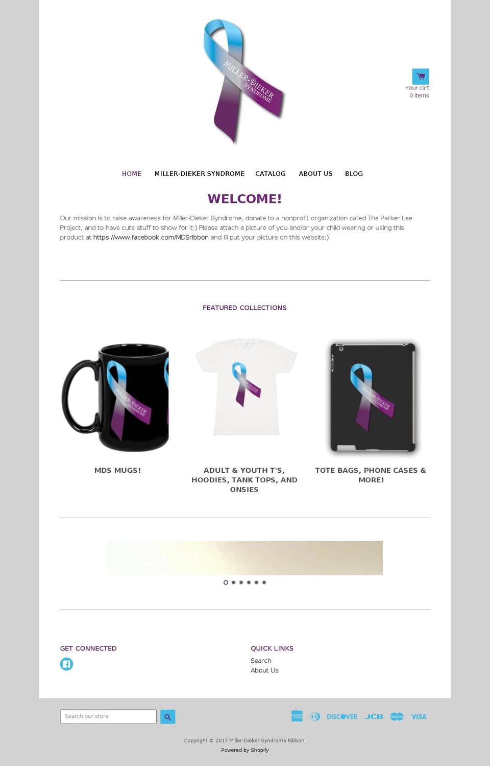 mdsribbon.com shopify website screenshot