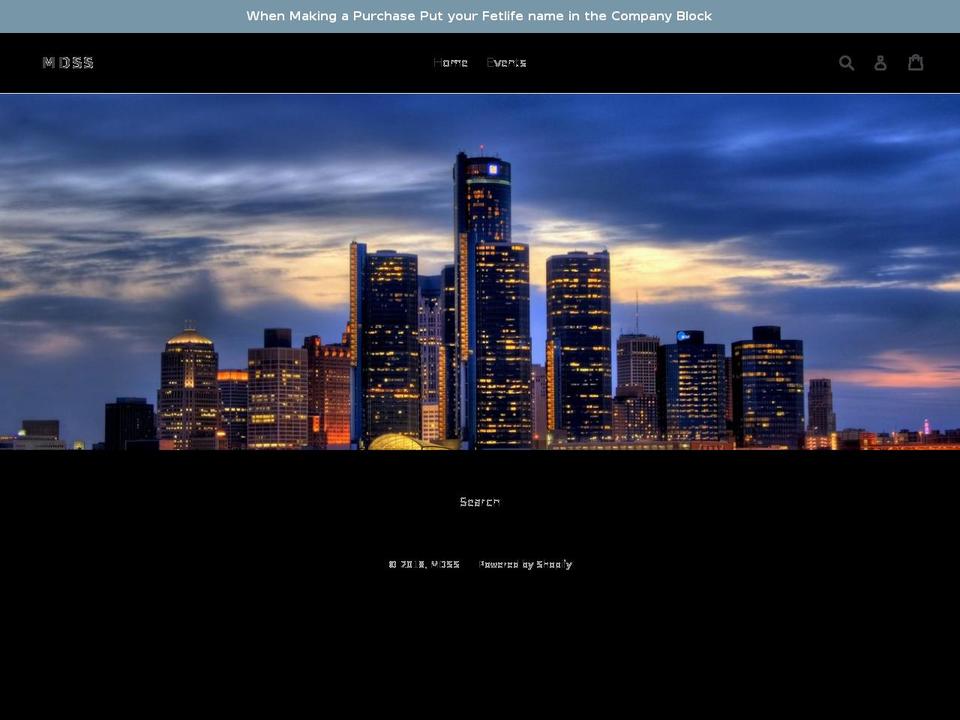 mdss.online shopify website screenshot
